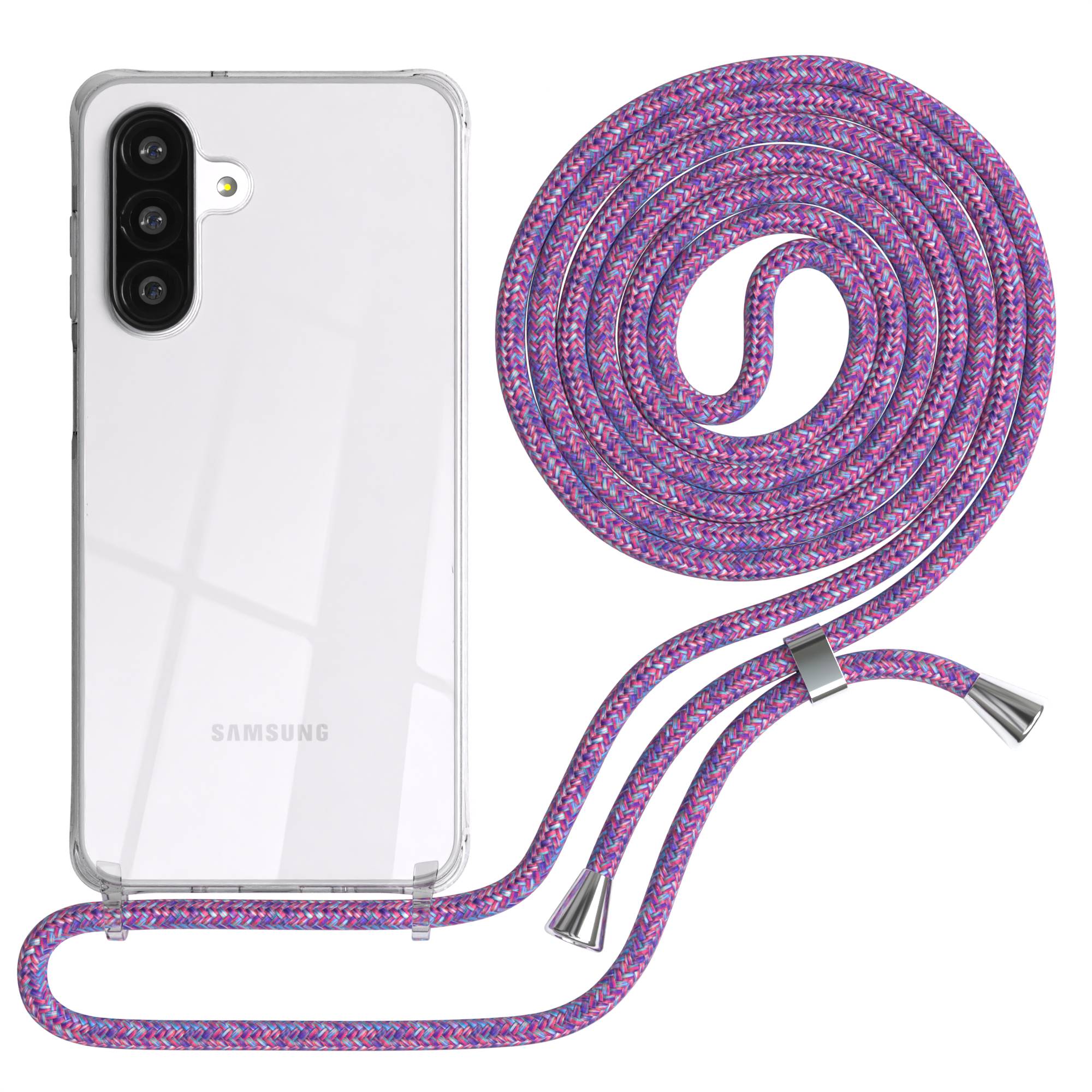Galaxy A26 transparente Hülle + Kordel