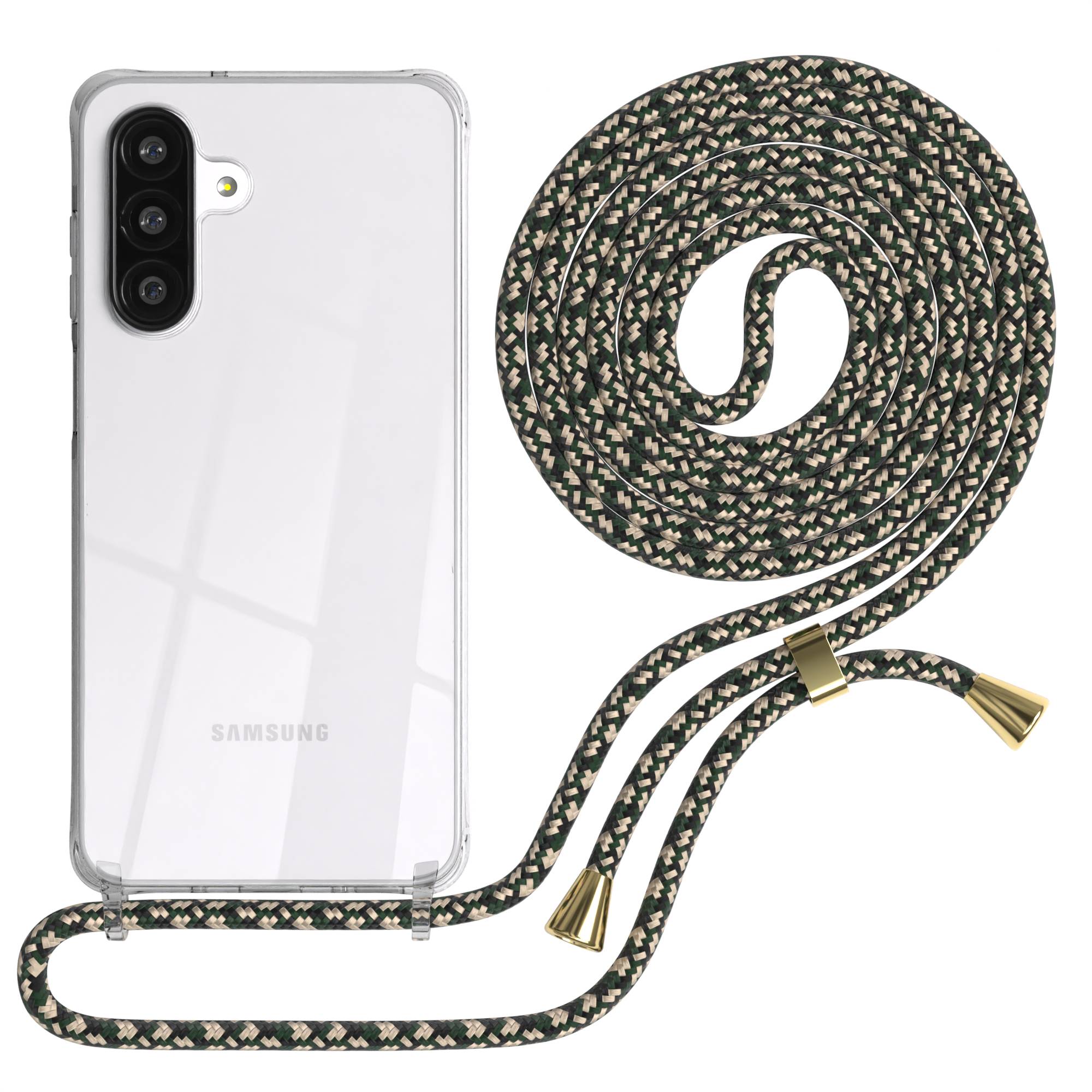 Galaxy A26 transparente Hülle + Kordel