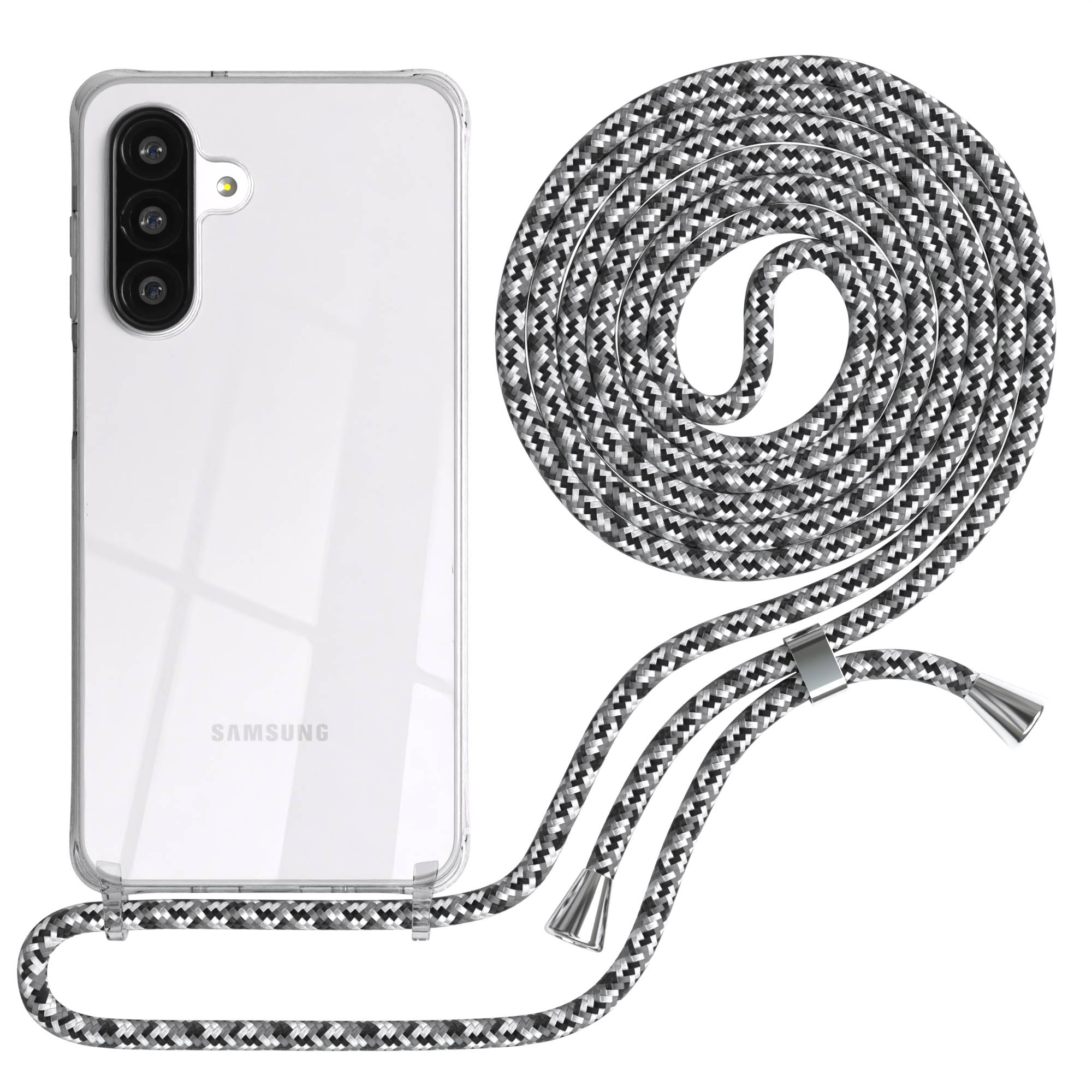 Galaxy A26 transparente Hülle + Kordel
