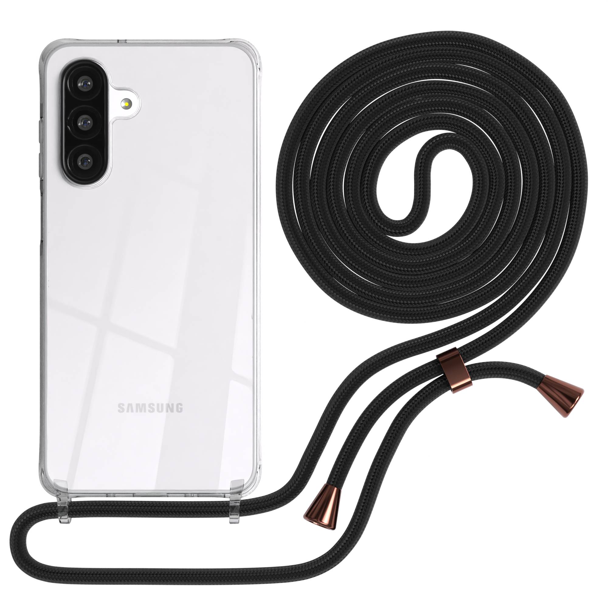 Galaxy A26 transparente Hülle + Kordel