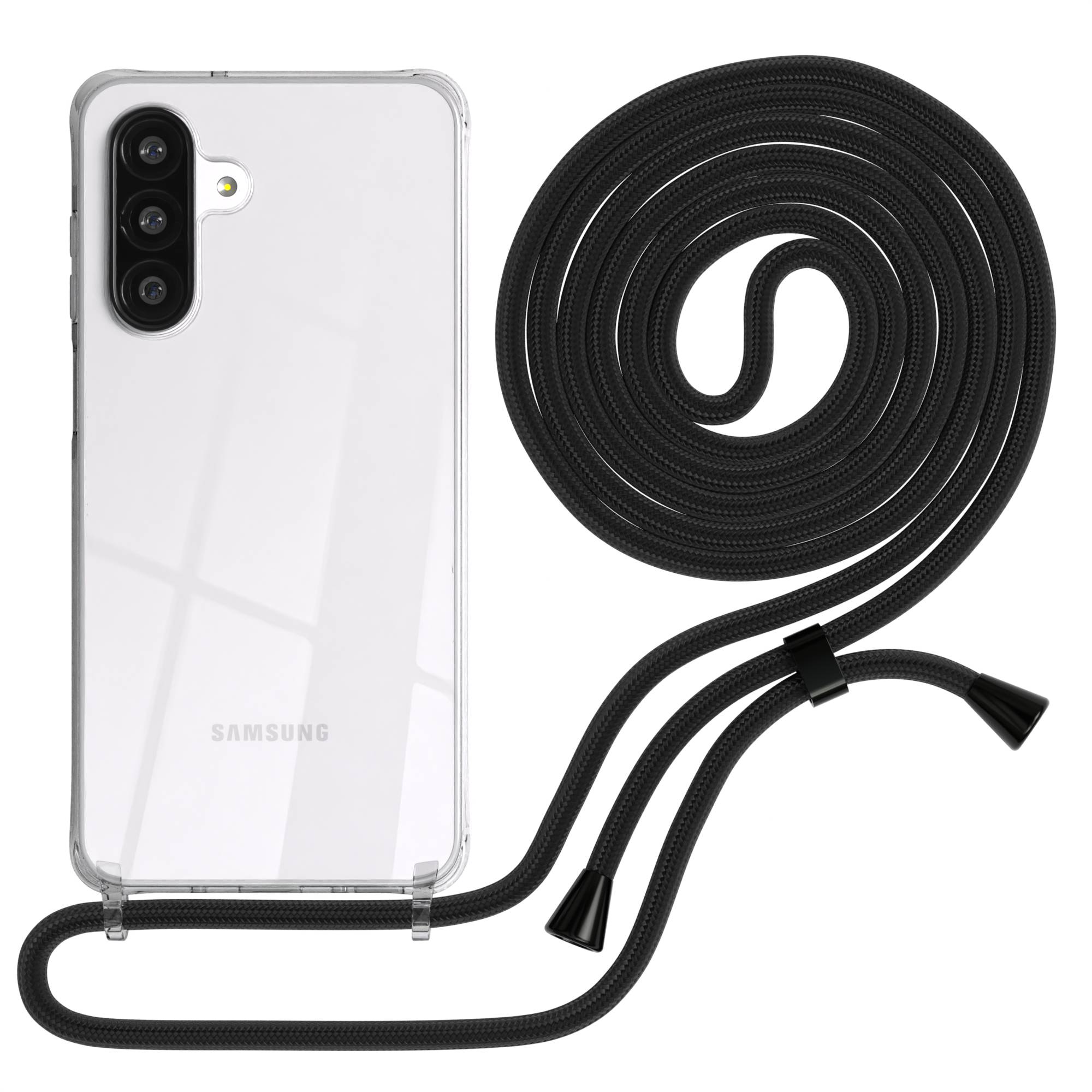 Galaxy A26 transparente Hülle + Kordel