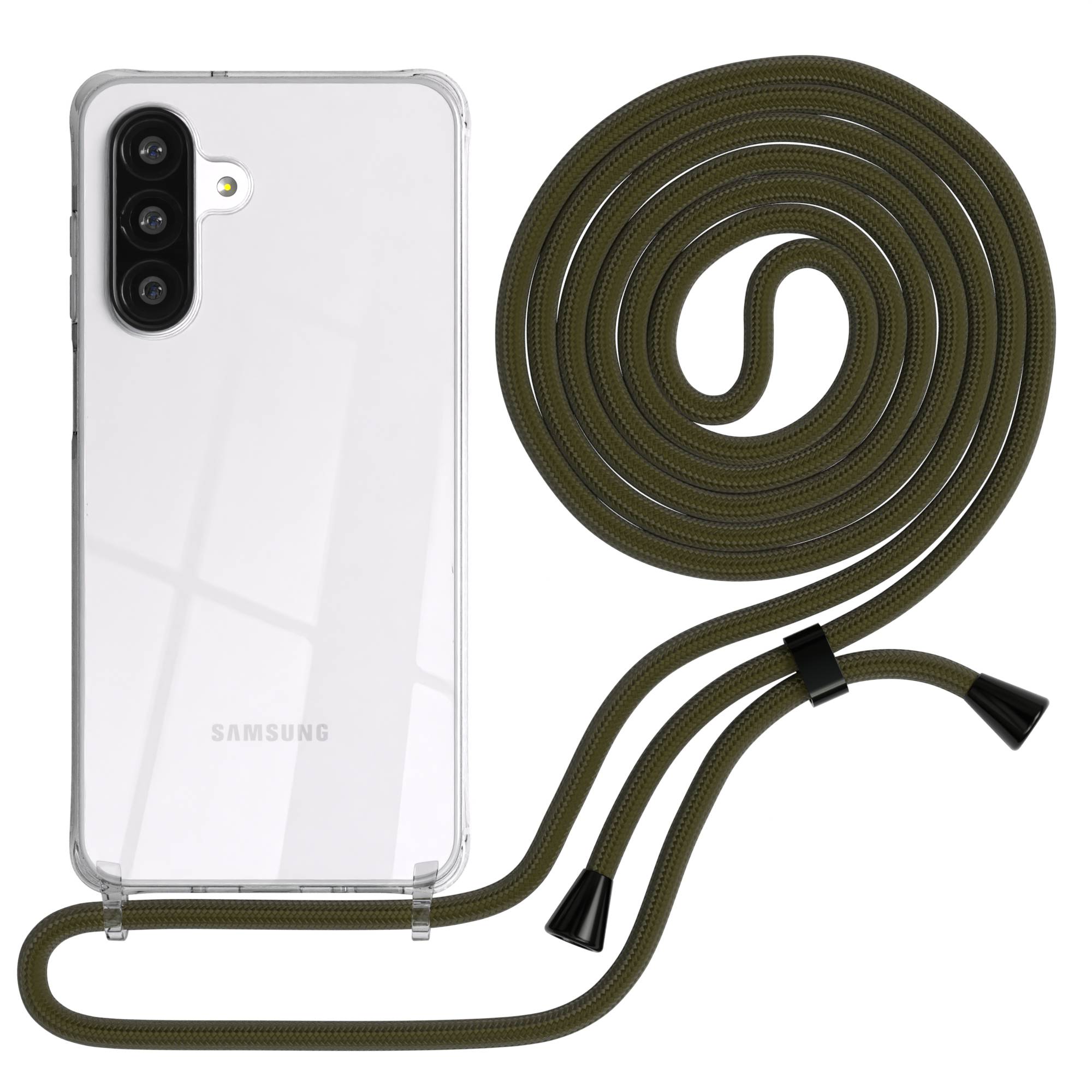 Galaxy A26 transparente Hülle + Kordel