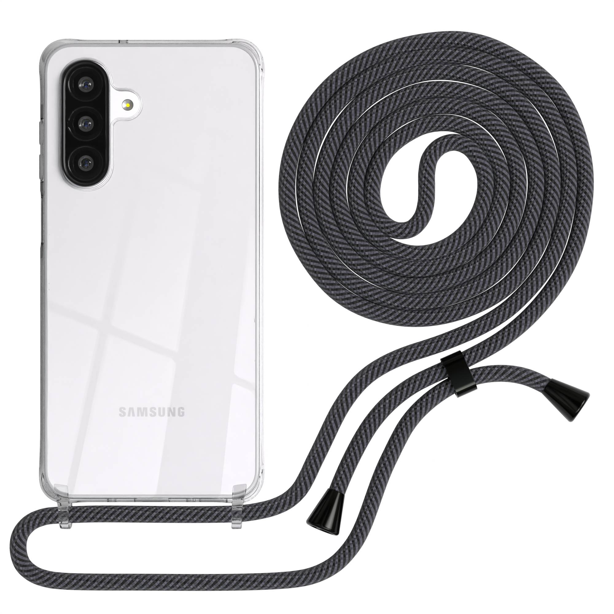 Galaxy A26 transparente Hülle + Kordel
