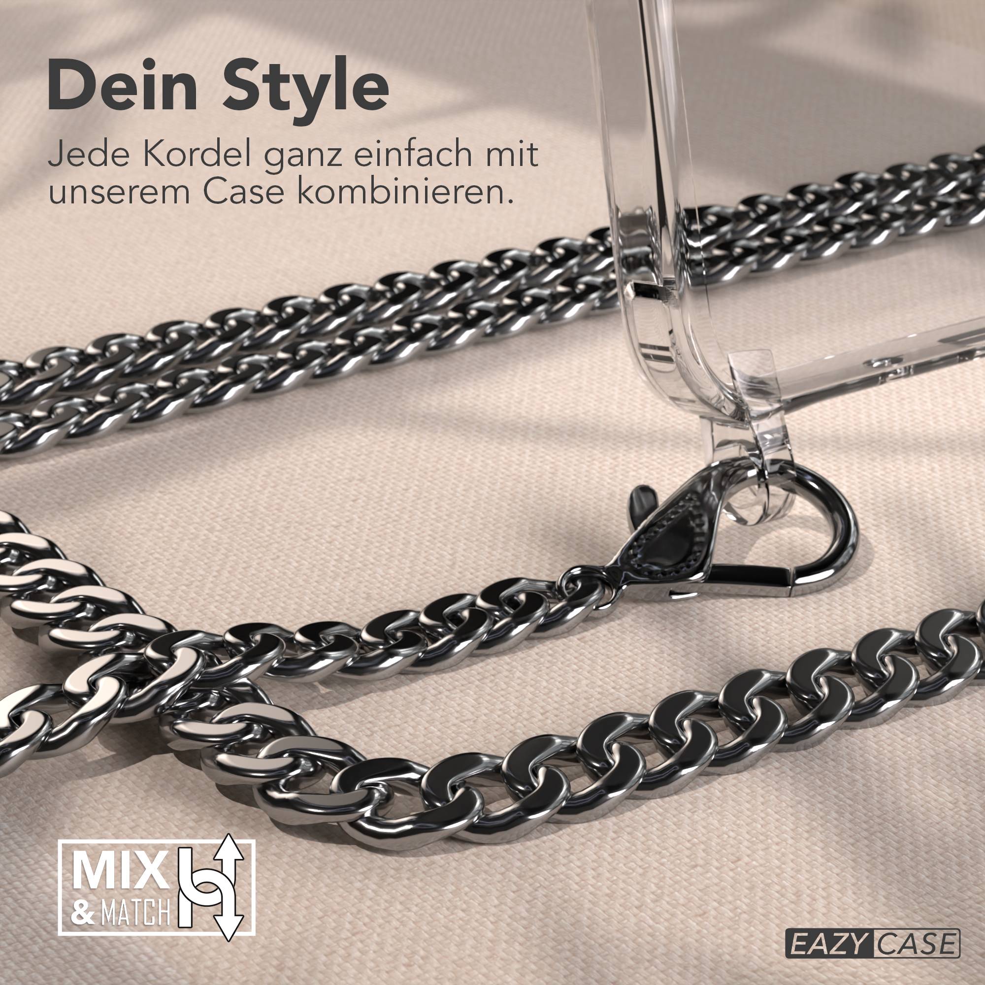 Galaxy A26 Hülle mit Metallkette + Schwarze Kordel