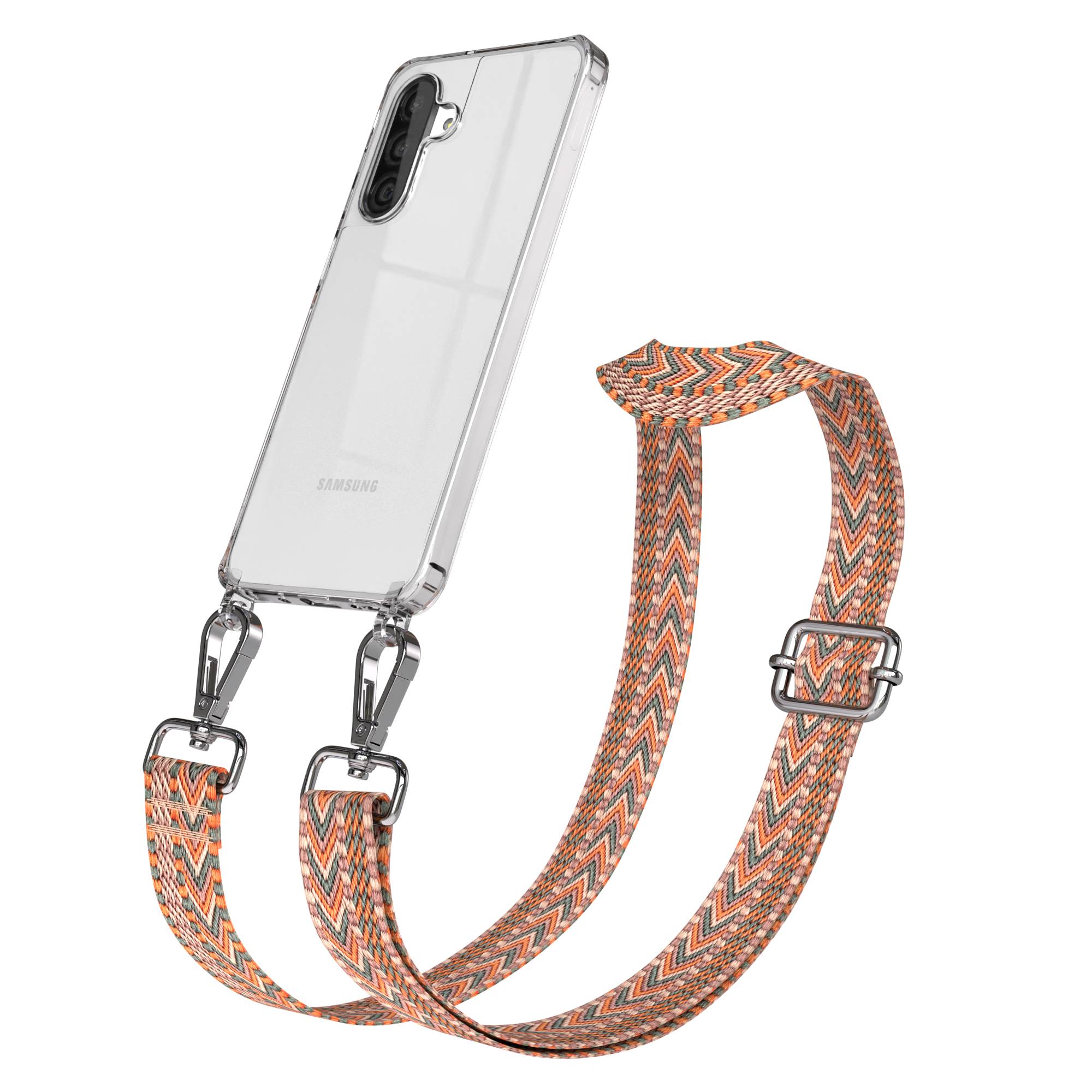 Samsung Galaxy A26 Handykette mit Boho Band verstellbarer Trageriemen