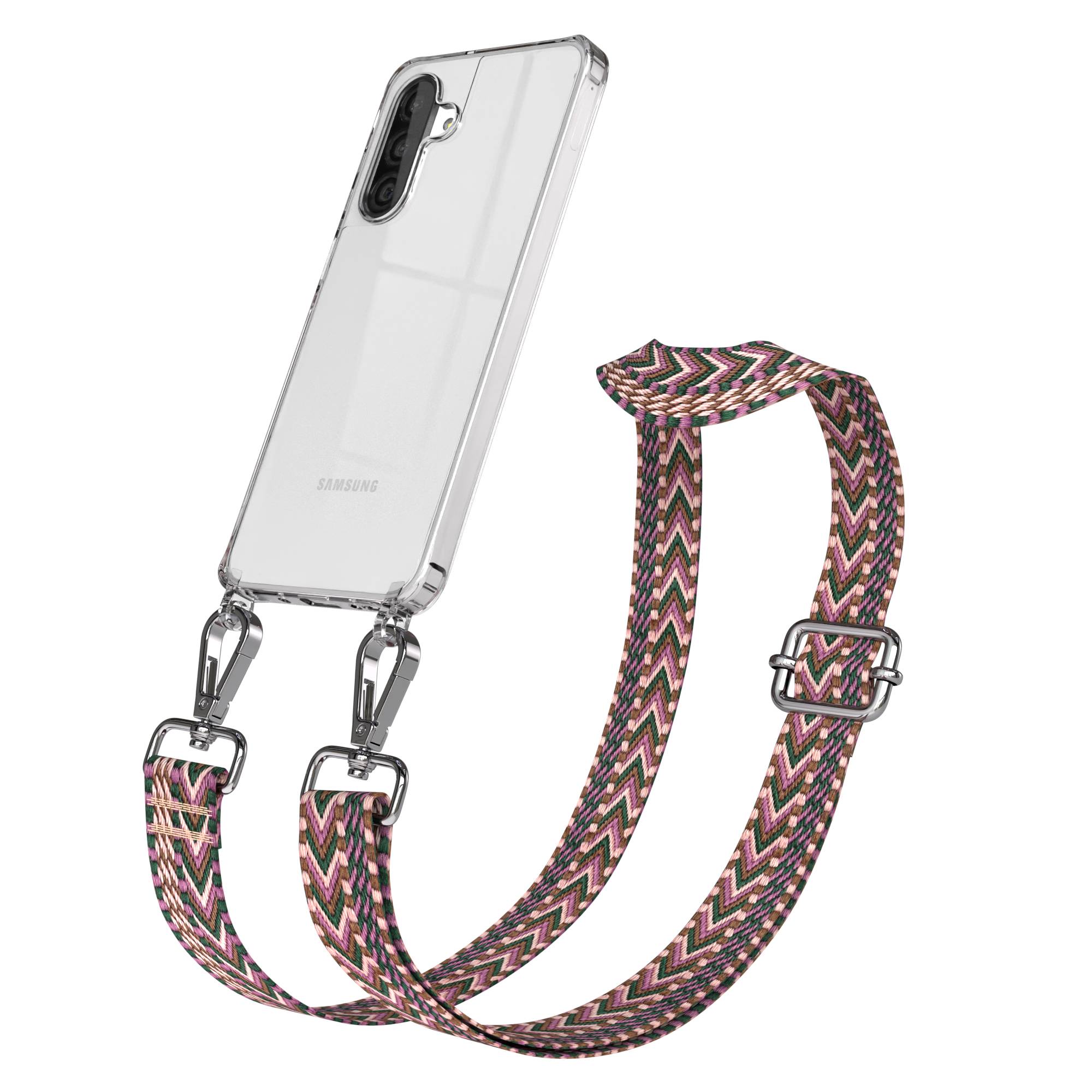 Samsung Galaxy A26 Handykette mit Boho Band verstellbarer Trageriemen