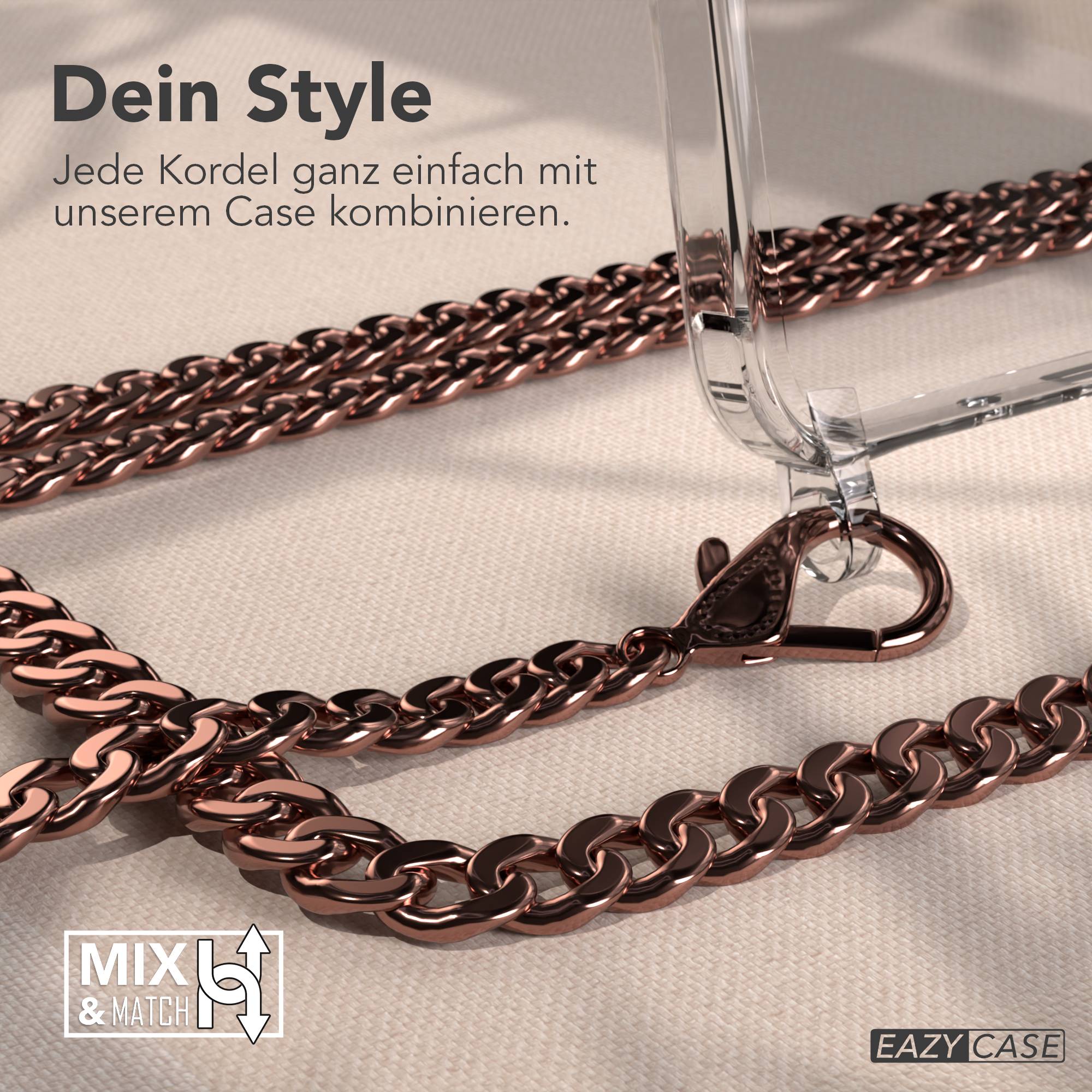 Galaxy A26 Hülle mit Metallkette + Schwarze Kordel mit MagSafe