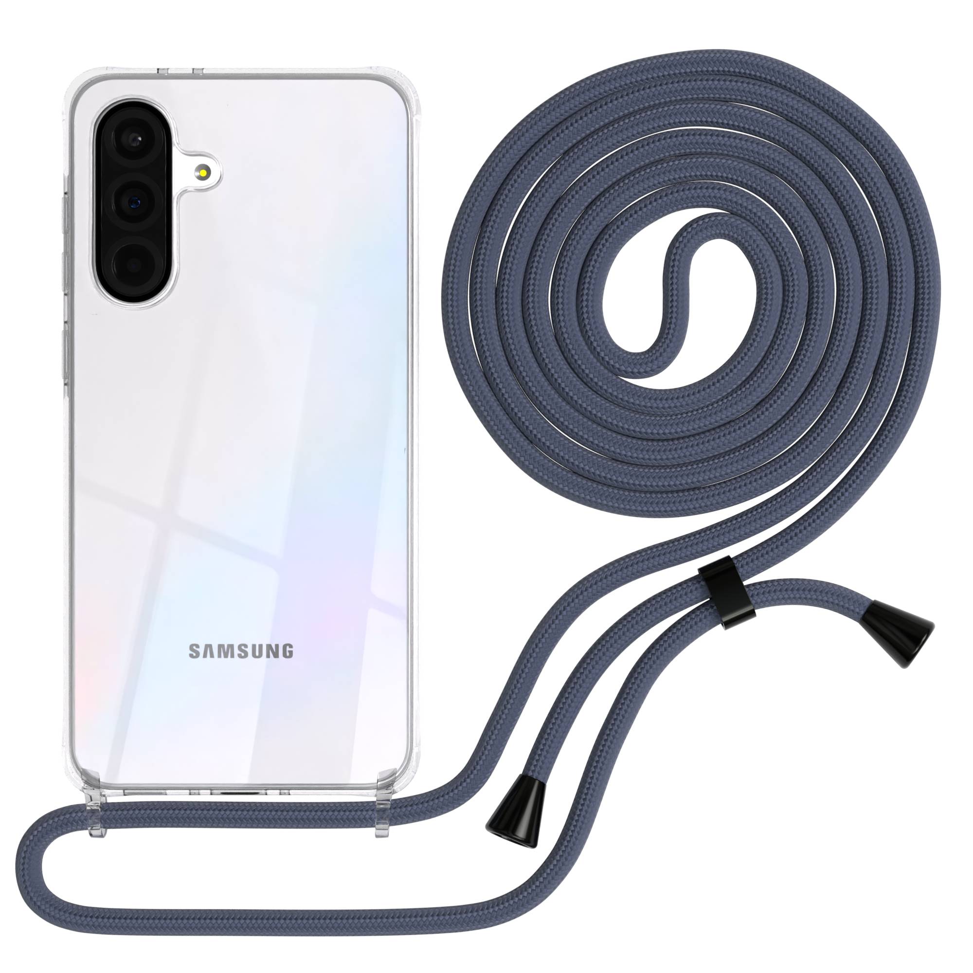 Galaxy A36 transparente Hülle + Kordel