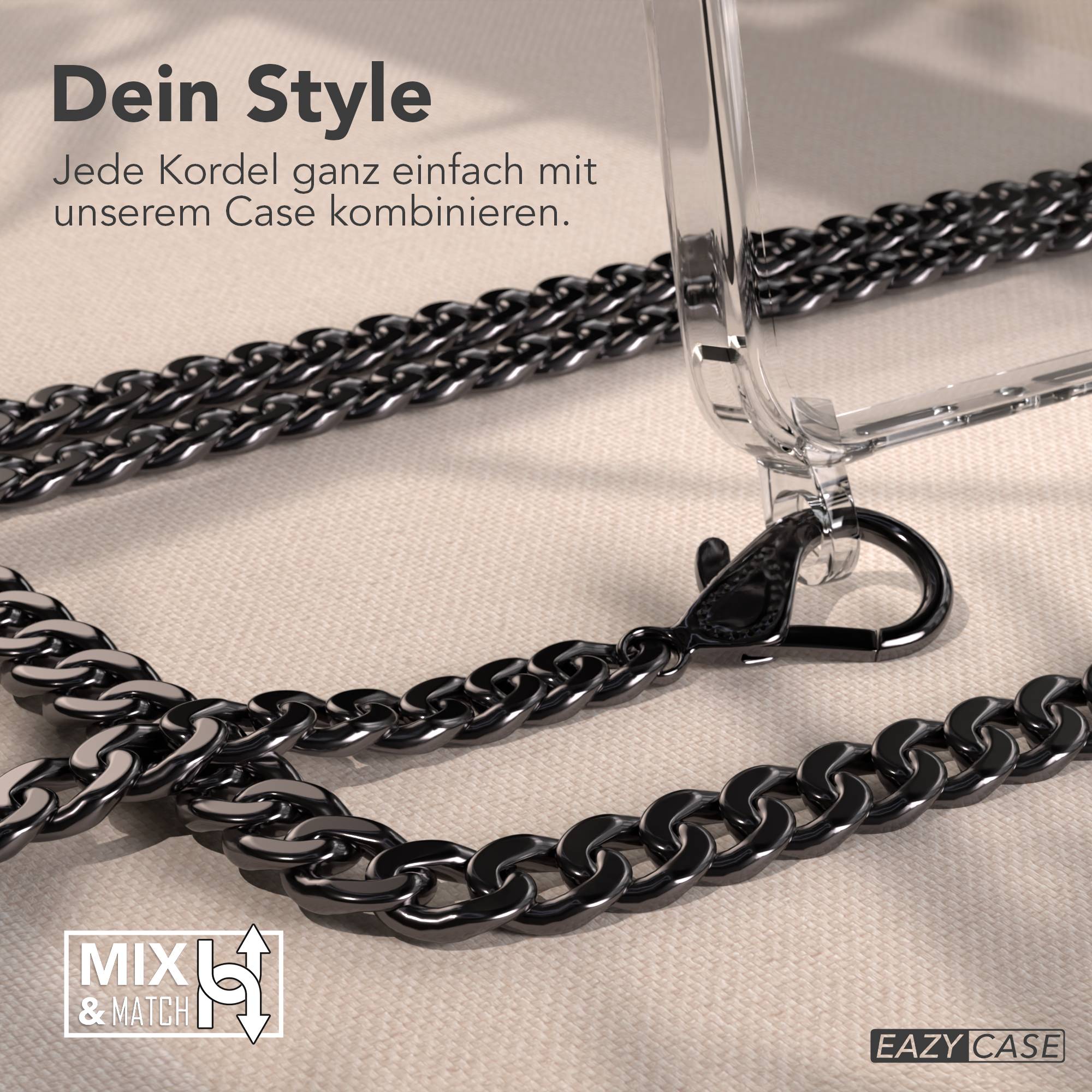 Galaxy A36 Hülle mit Metallkette + Schwarze Kordel