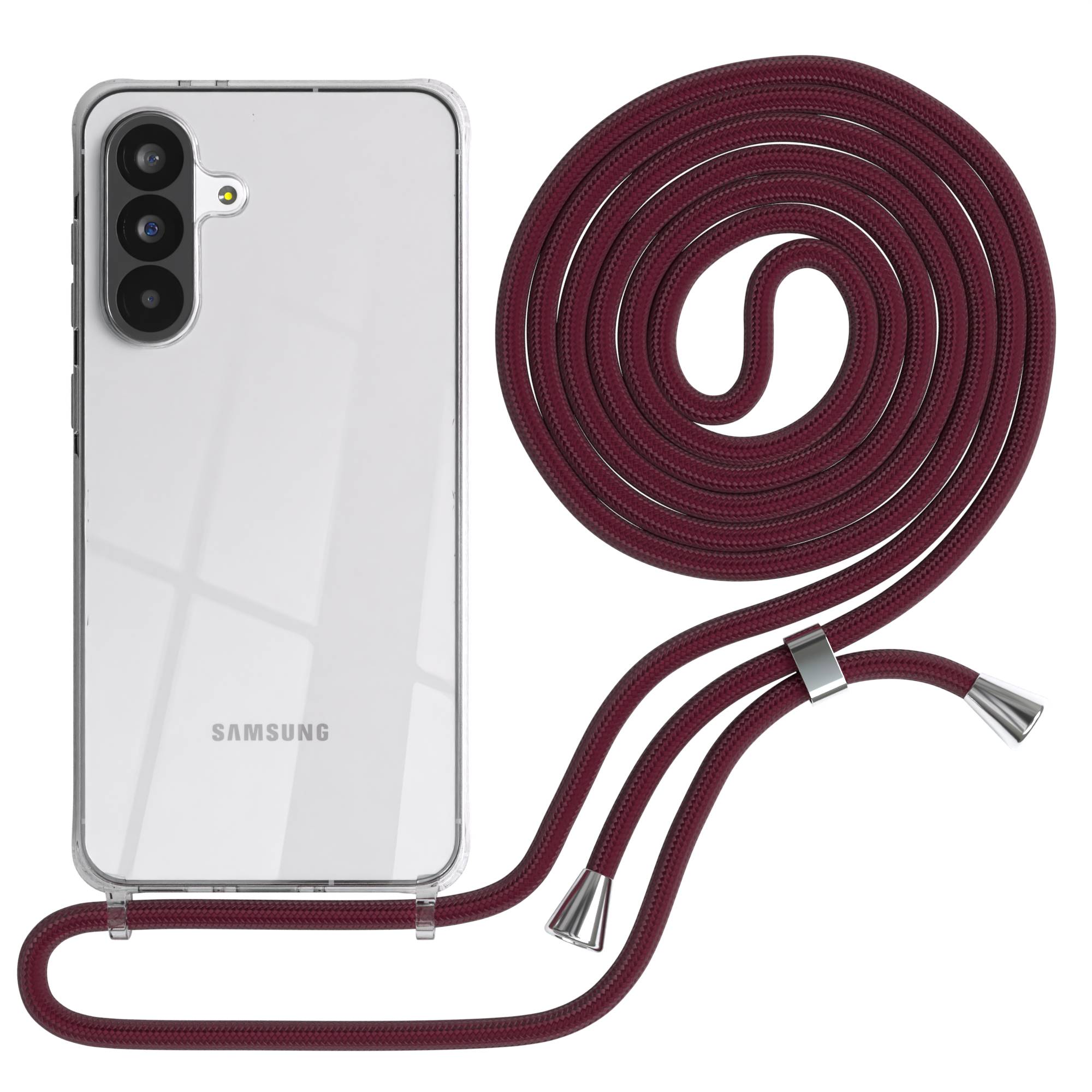 Galaxy A56 transparente Hülle + Kordel