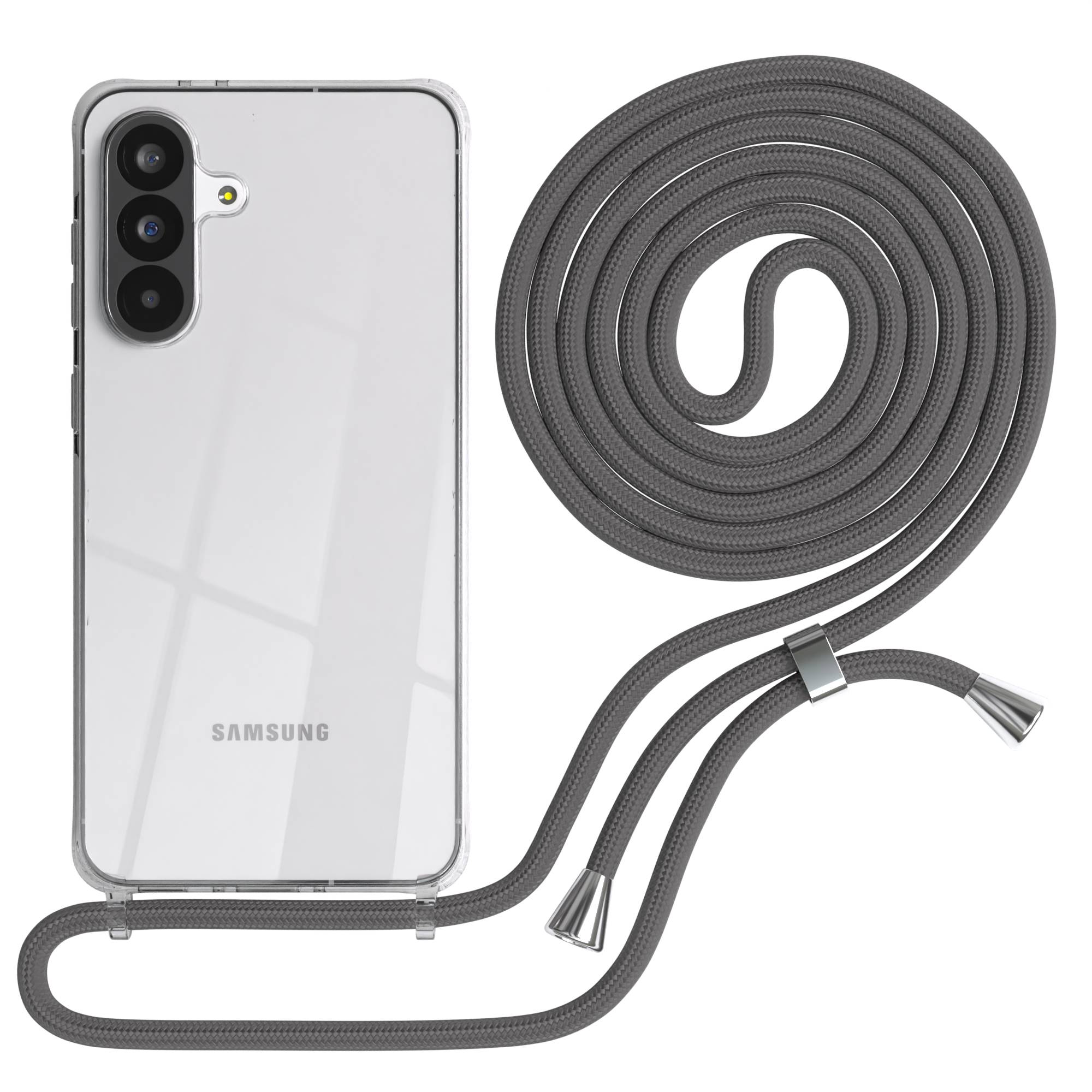 Galaxy A56 transparente Hülle + Kordel