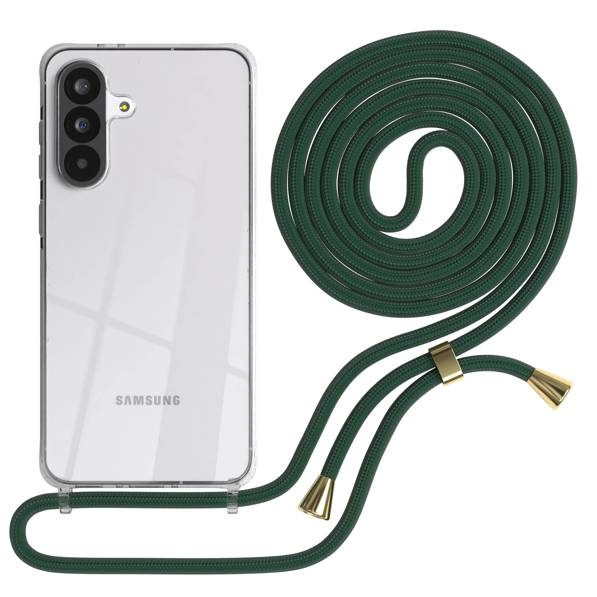 Galaxy A56 transparente Hülle + Kordel