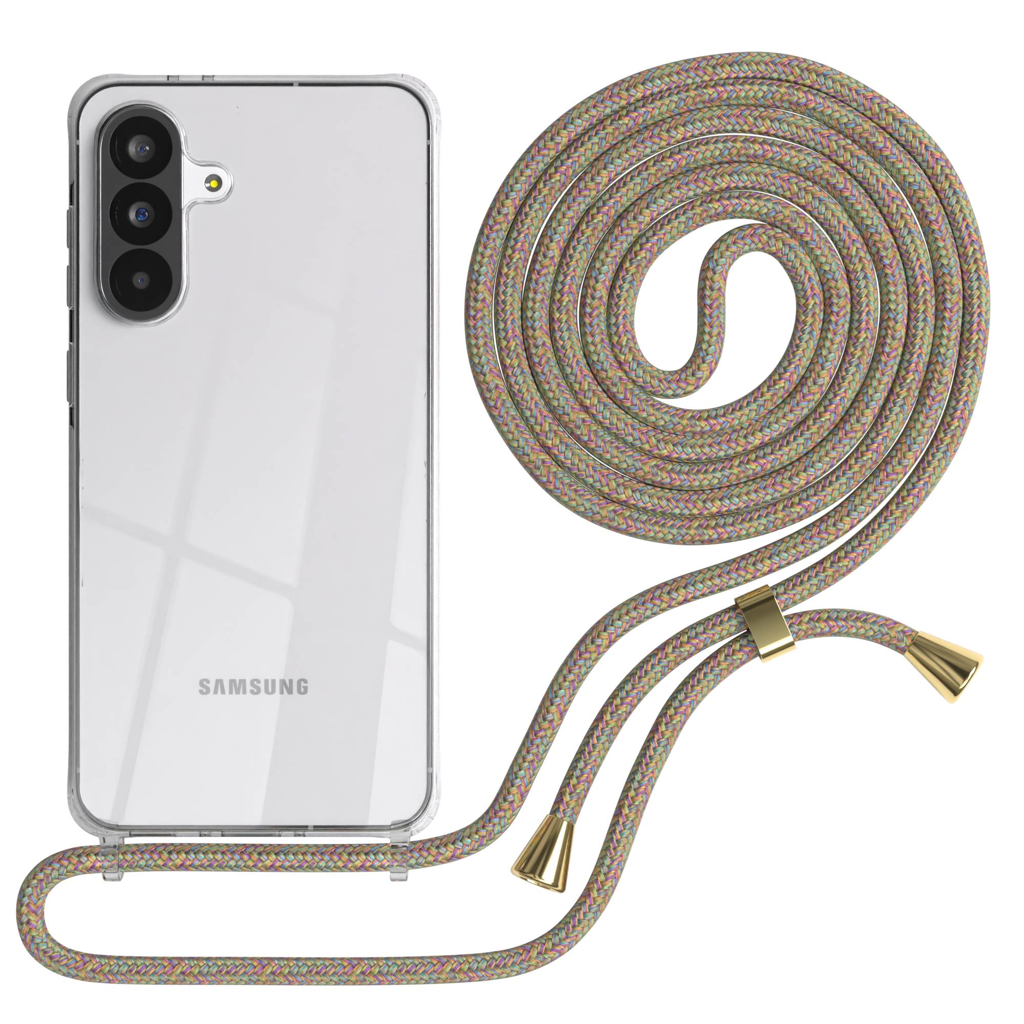 Galaxy A56 transparente Hülle + Kordel