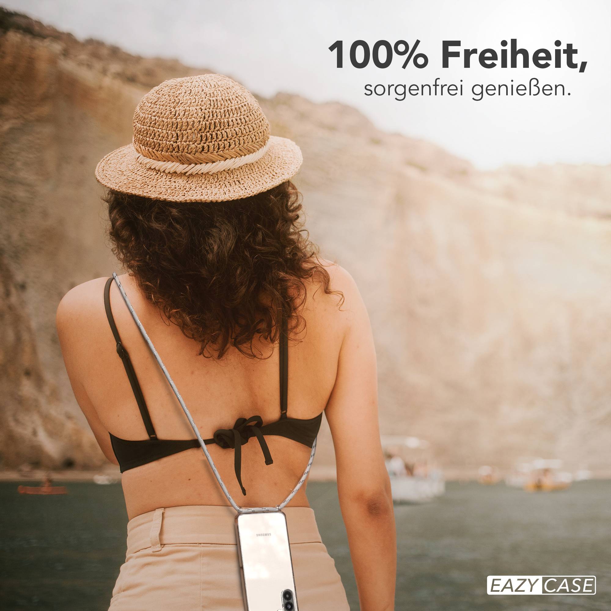 Galaxy A56 transparente Hülle + Kordel