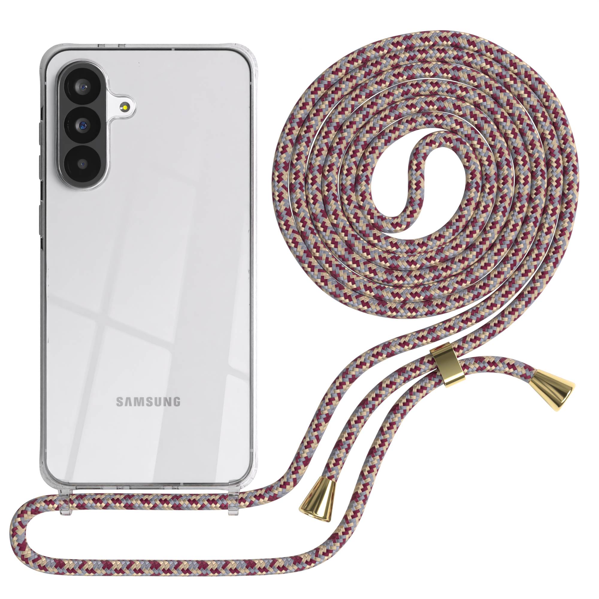 Galaxy A56 transparente Hülle + Kordel