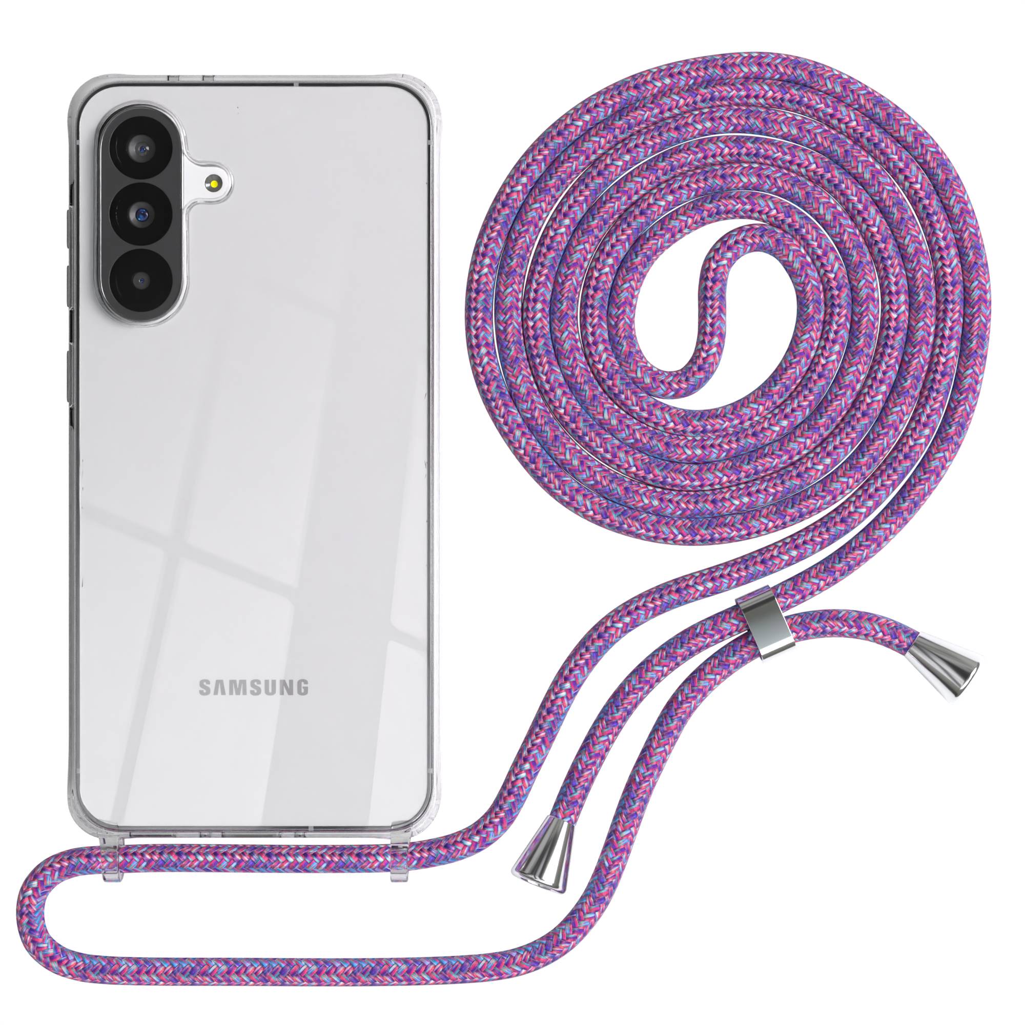 Galaxy A56 transparente Hülle + Kordel