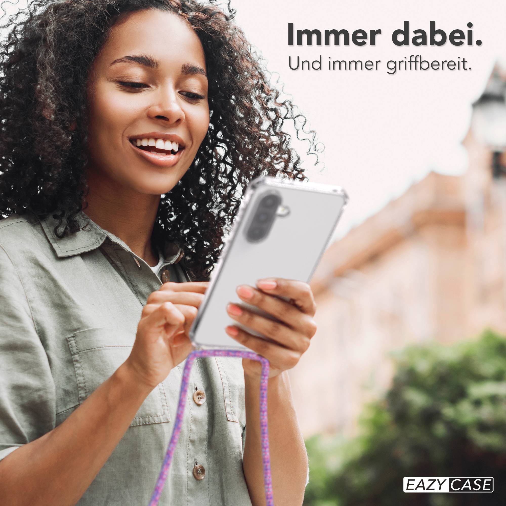 Galaxy A56 transparente Hülle + Kordel