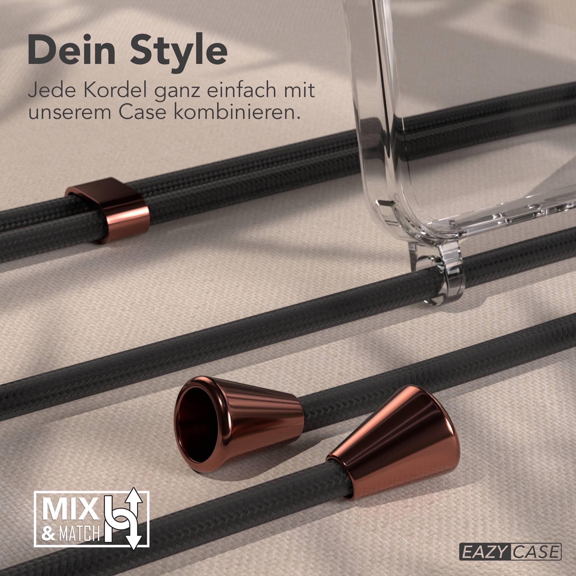 Galaxy A56 transparente Hülle + Kordel