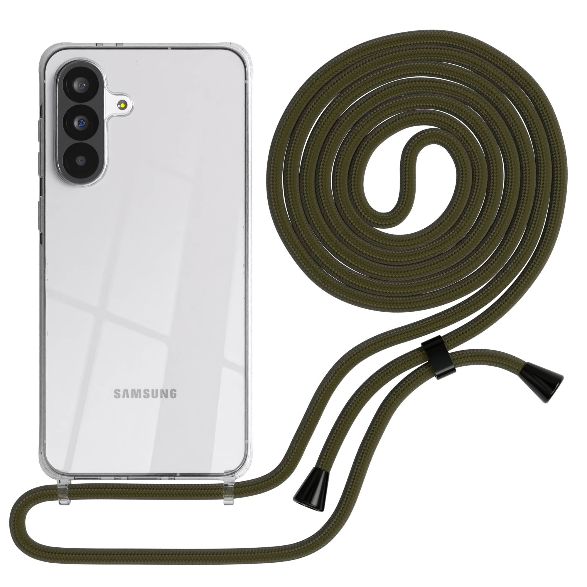 Galaxy A56 transparente Hülle + Kordel