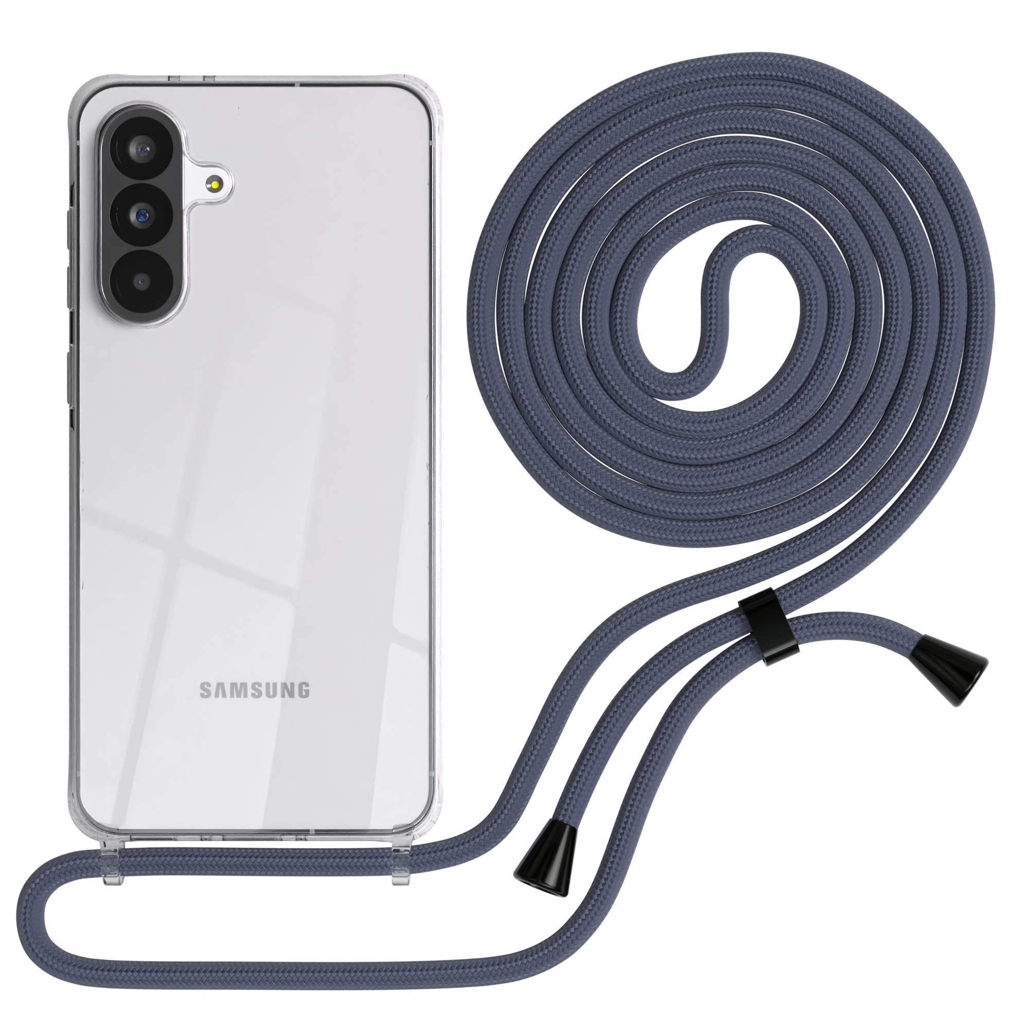 Galaxy A56 transparente Hülle + Kordel