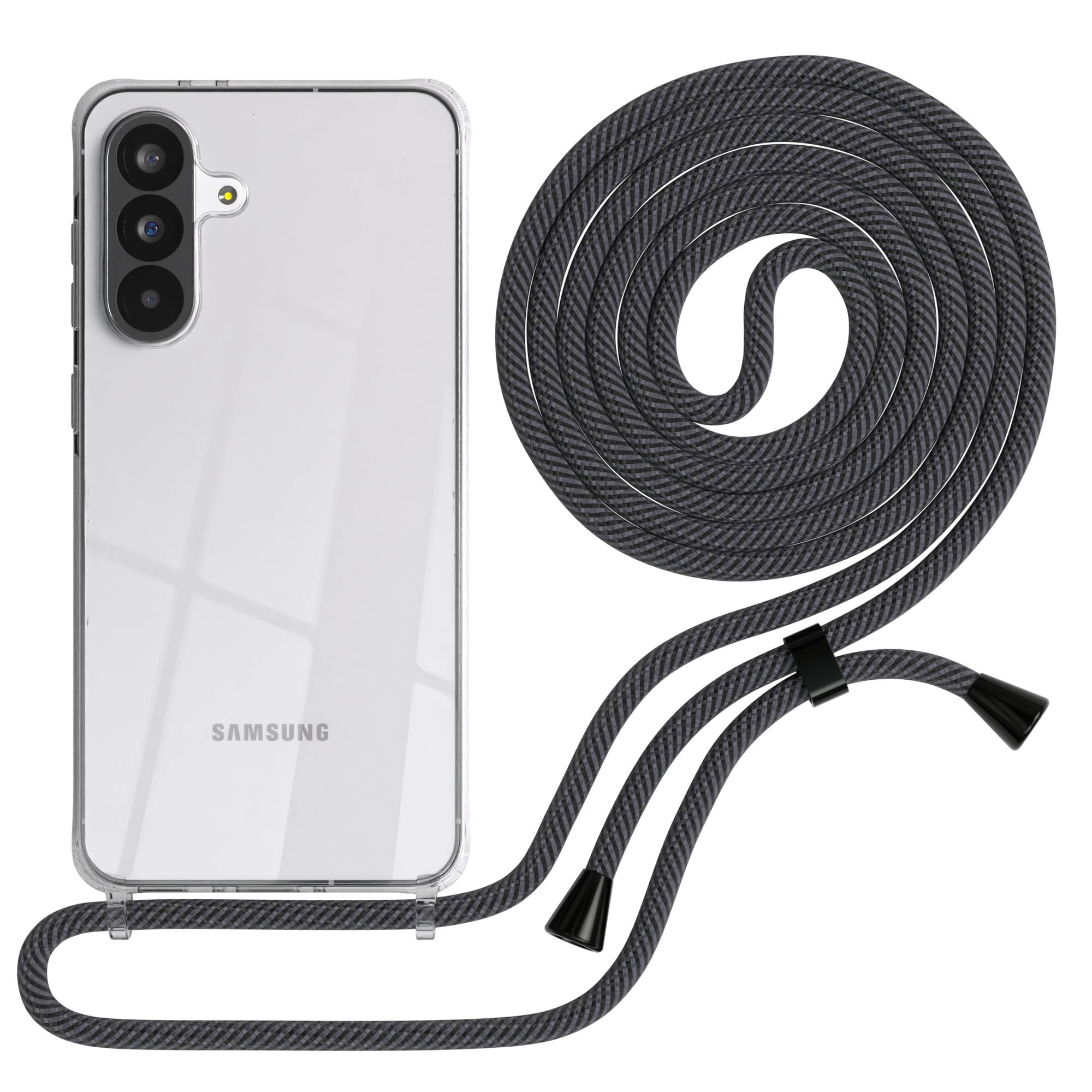 Galaxy A56 transparente Hülle + Kordel