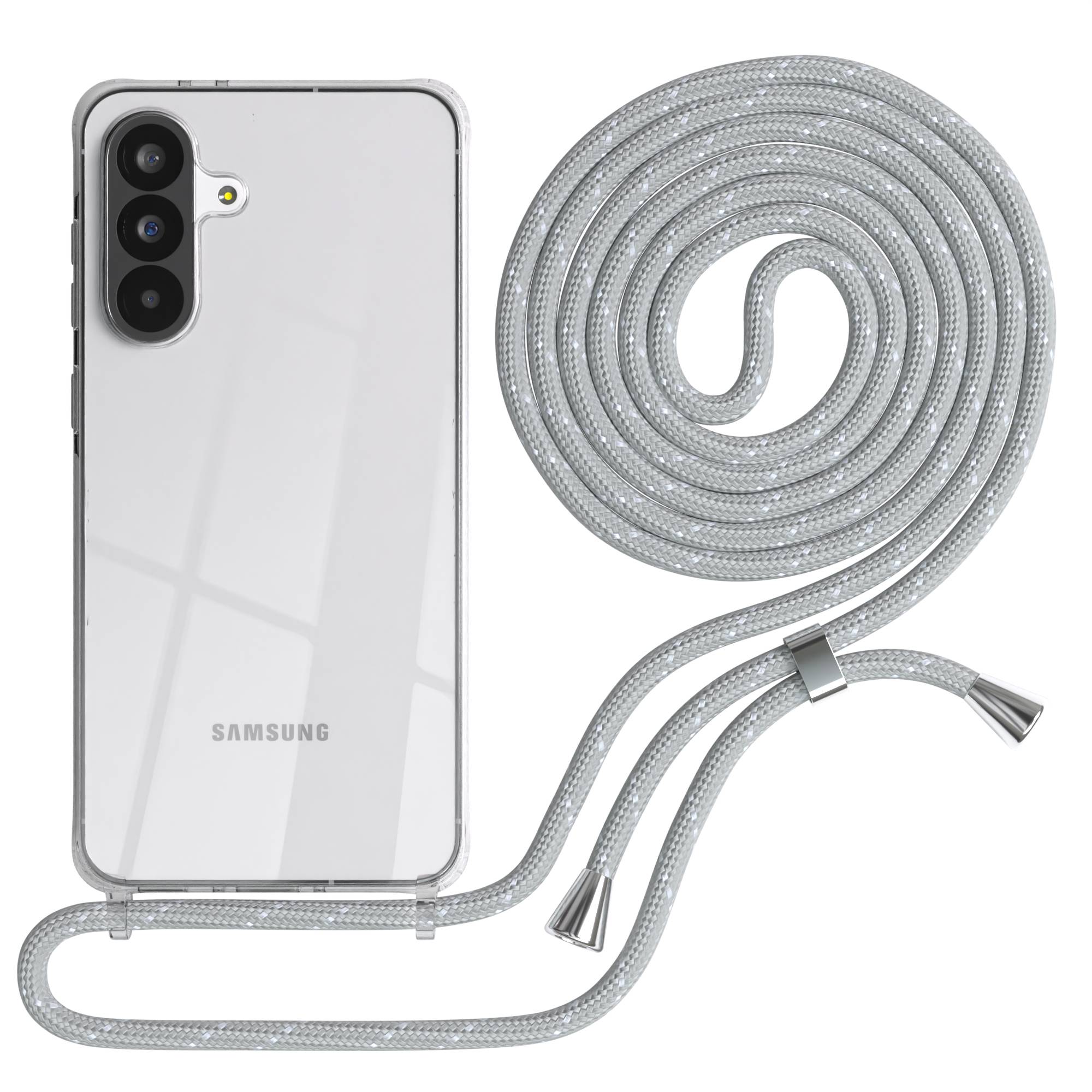 Galaxy A56 transparente Hülle + Kordel