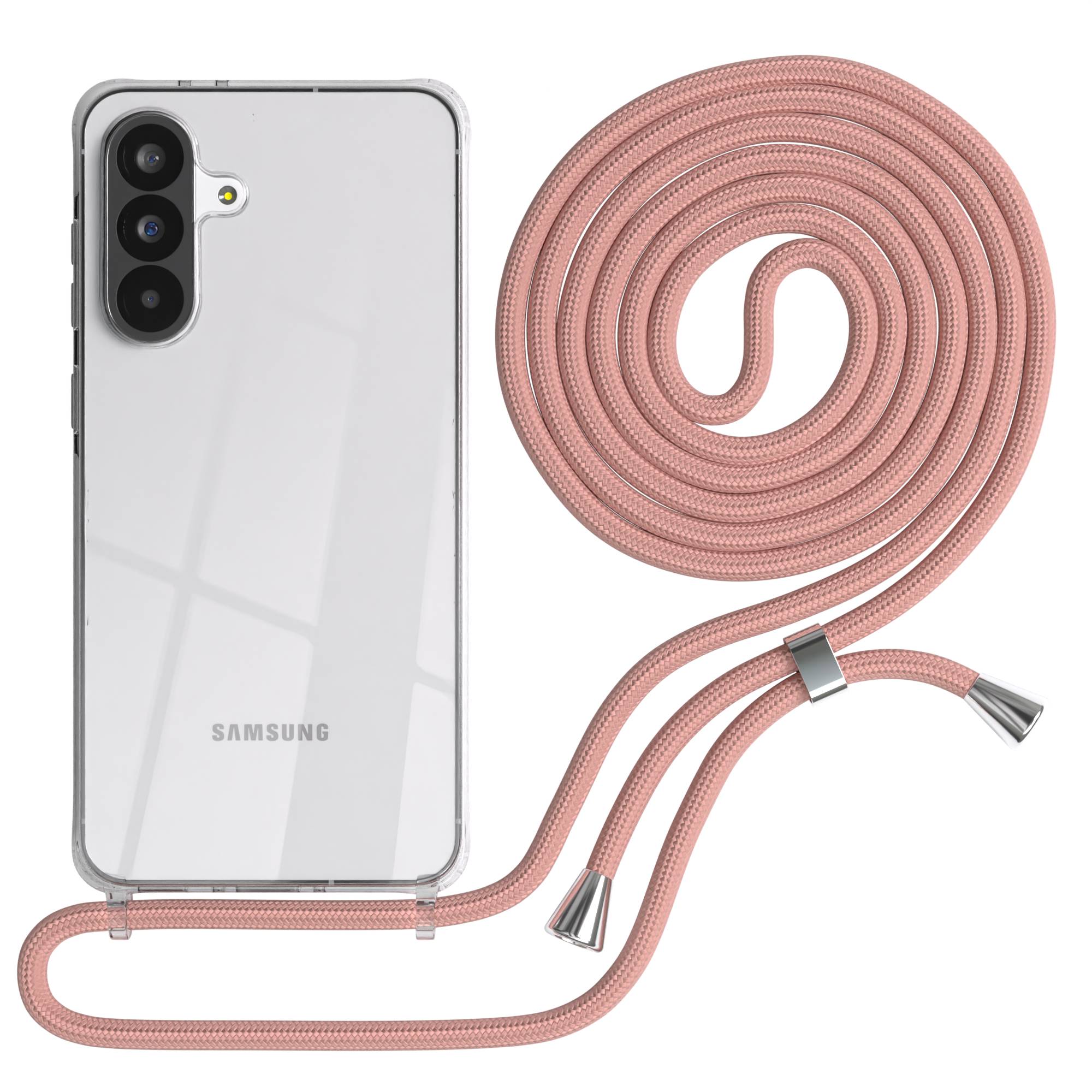 Galaxy A56 transparente Hülle + Kordel