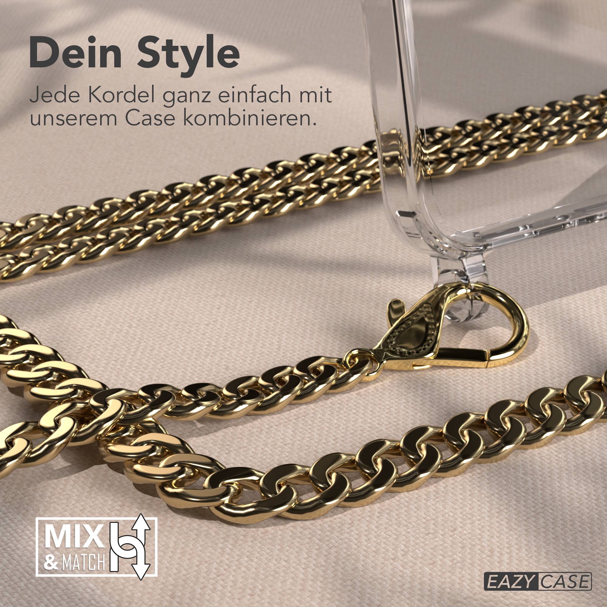 Galaxy A56 Hülle mit Metallkette + Schwarze Kordel