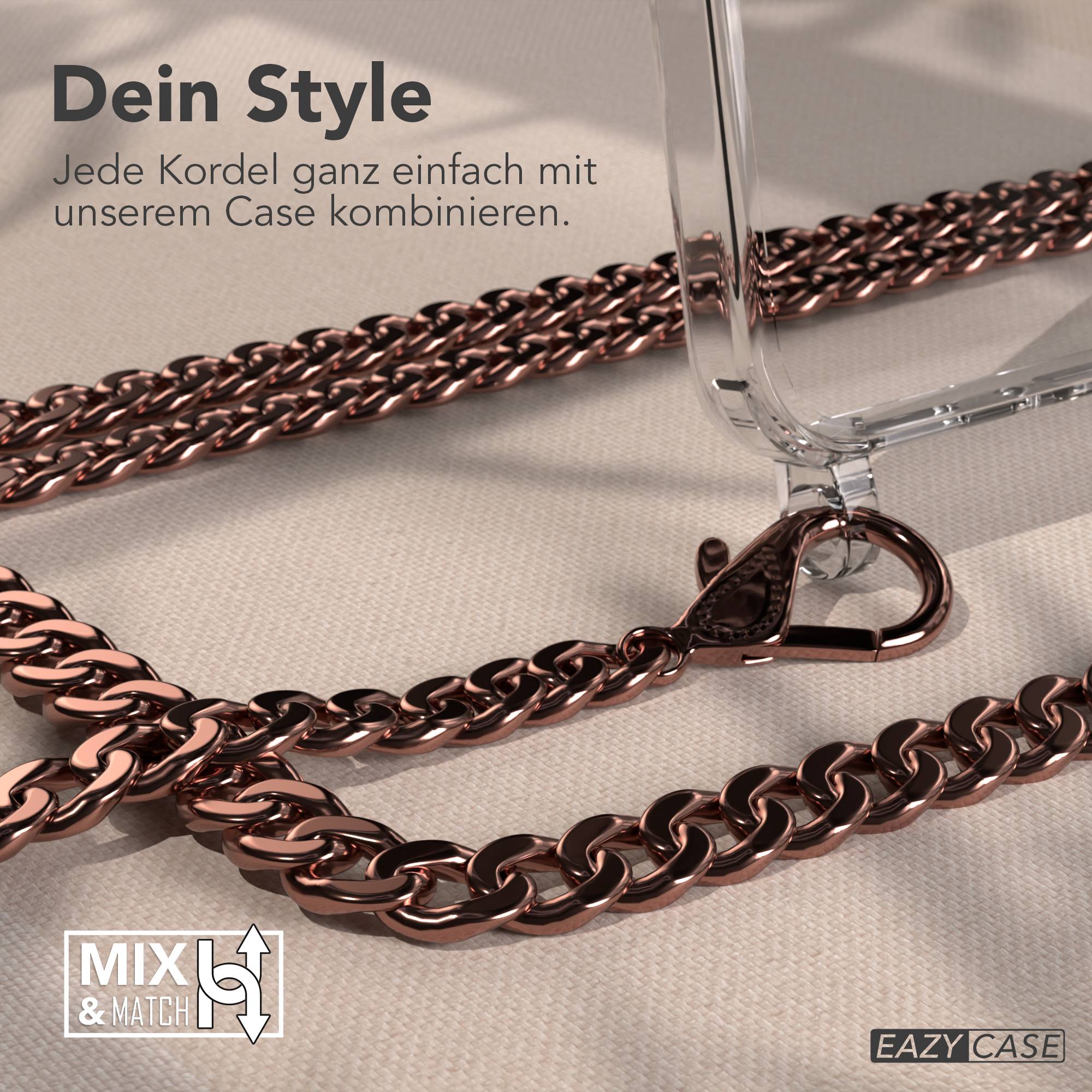 Galaxy A56 Hülle mit Metallkette + Schwarze Kordel