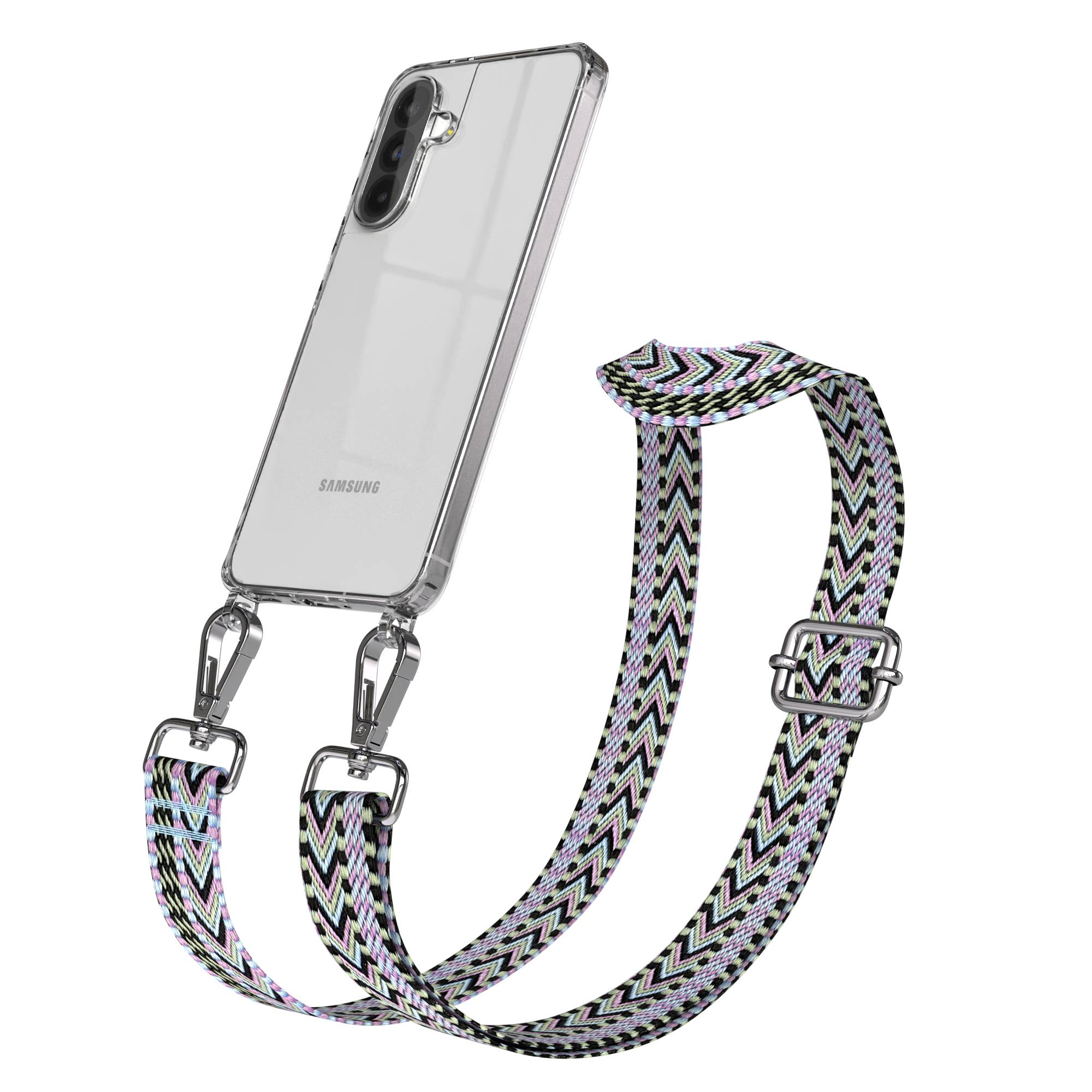 Samsung Galaxy A56 Handykette mit Boho Band verstellbar