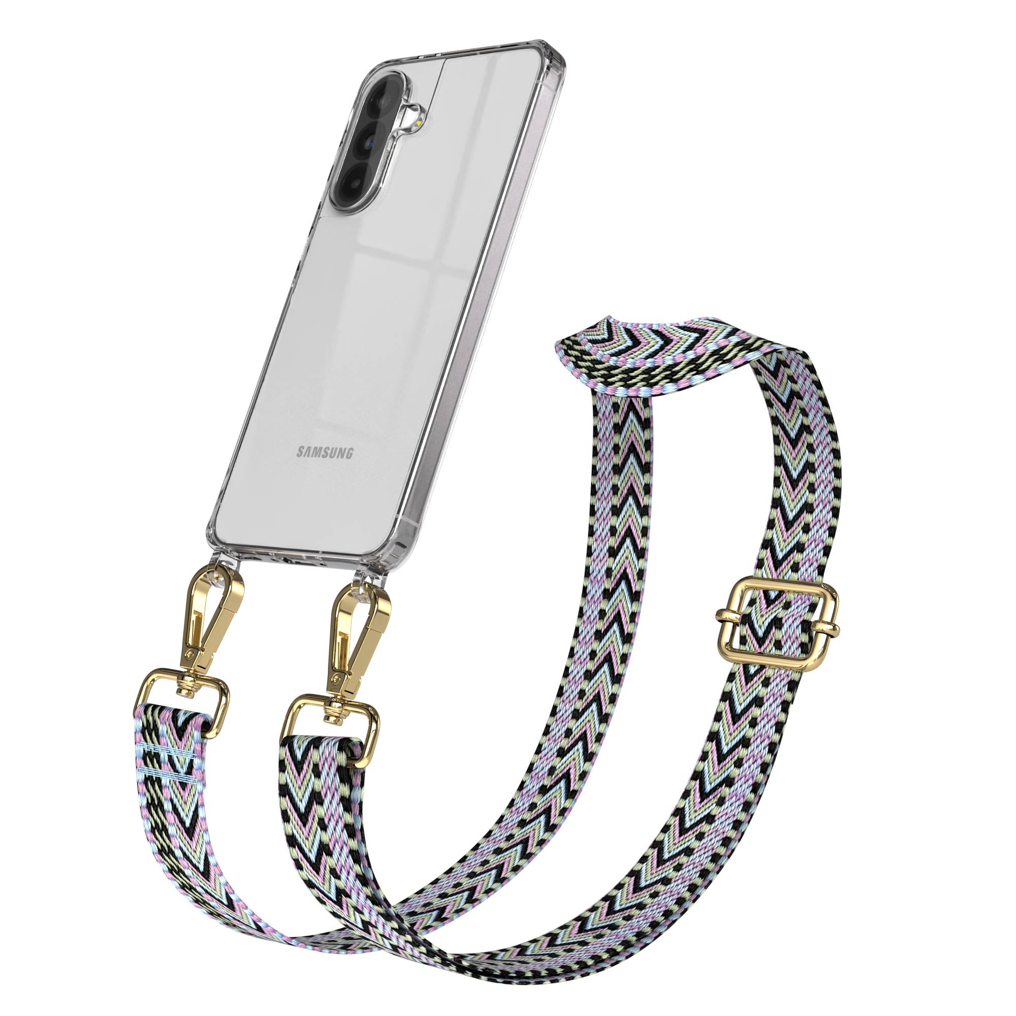 Samsung Galaxy A56 Handykette mit Boho Band verstellbar