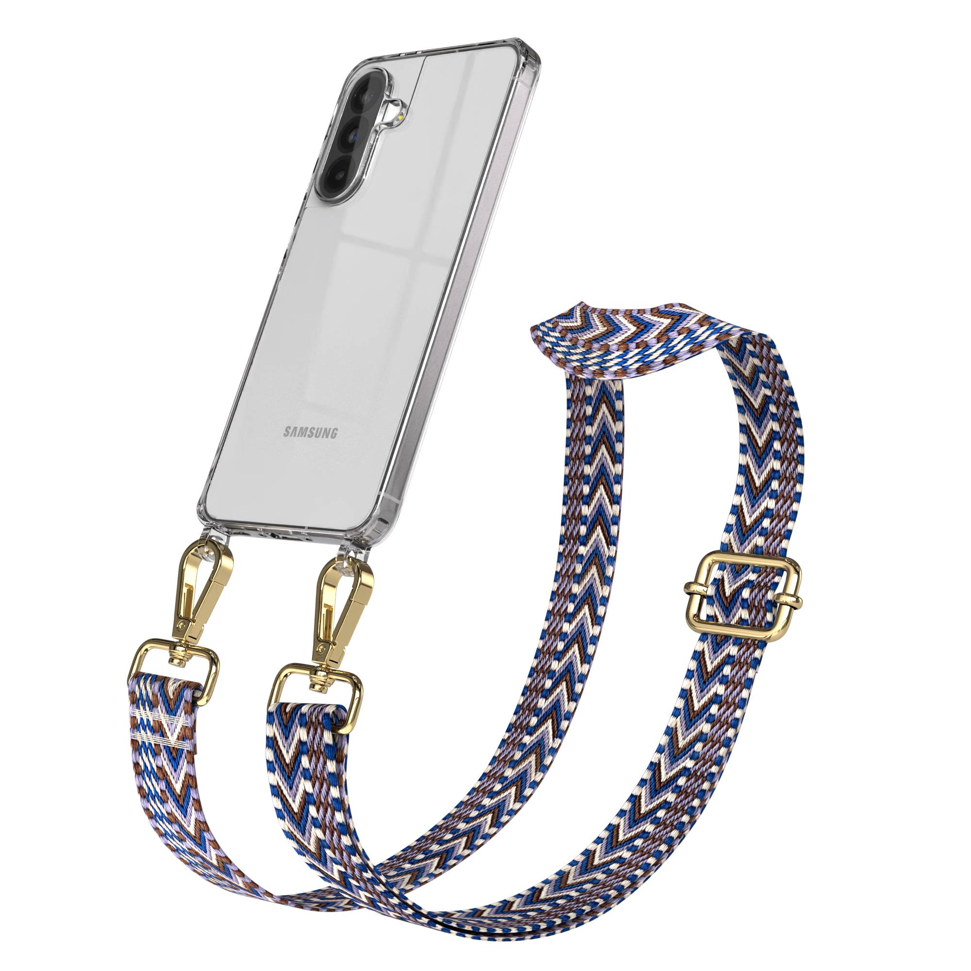 Samsung Galaxy A56 Handykette mit Boho Band verstellbar