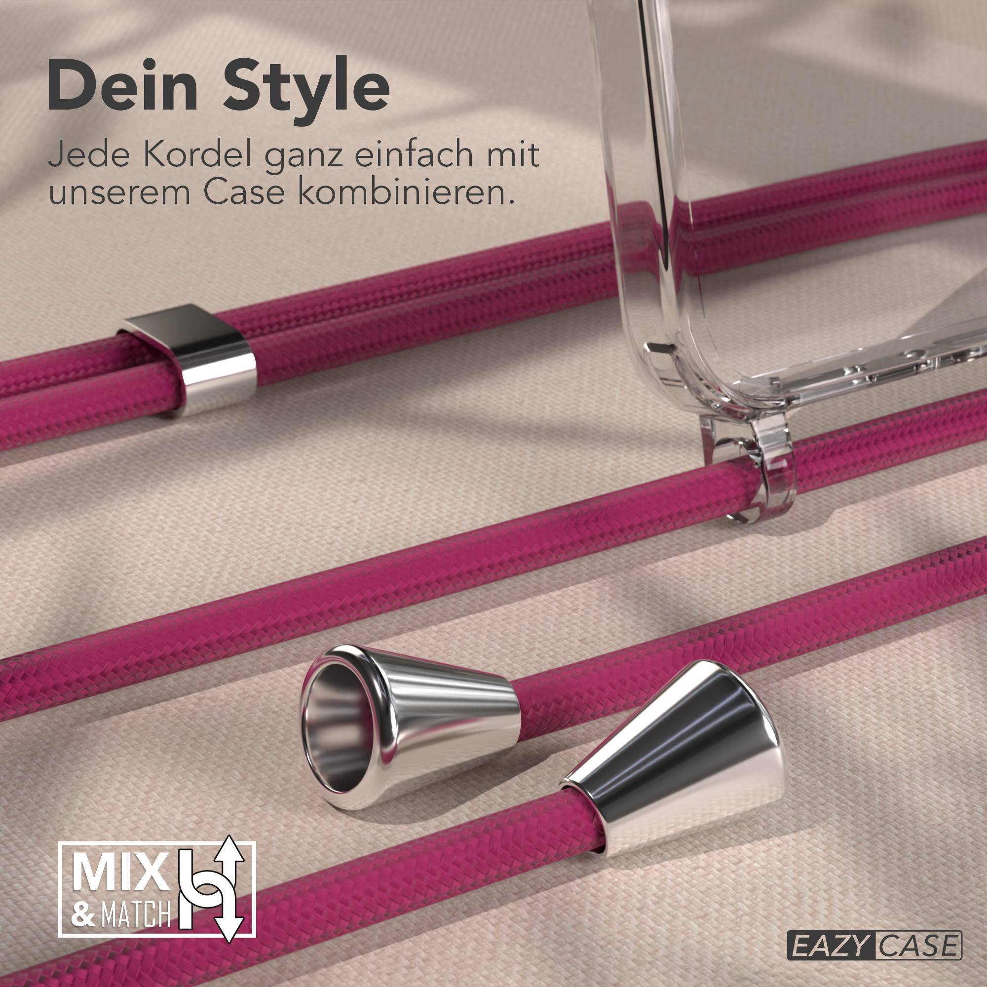 Galaxy A56 transparente Hülle + Kordel mit MagSafe