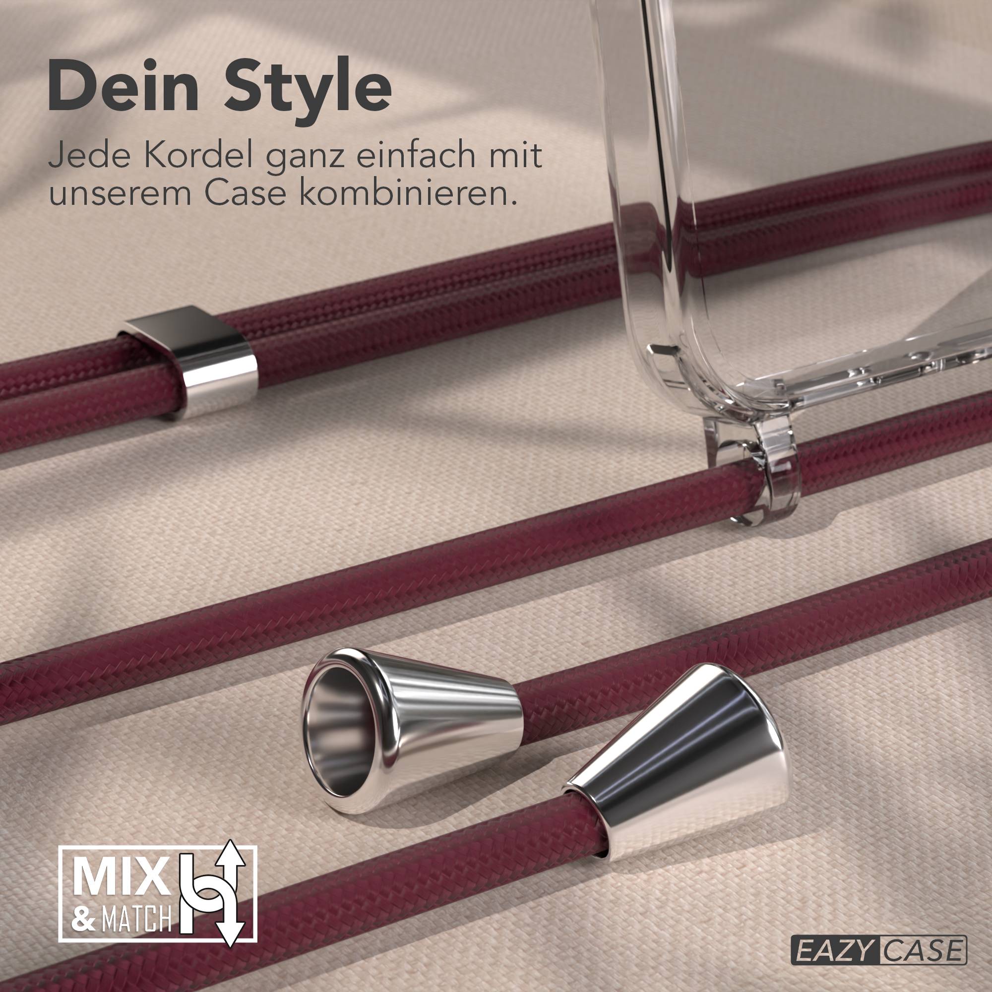 Galaxy A56 transparente Hülle + Kordel mit MagSafe