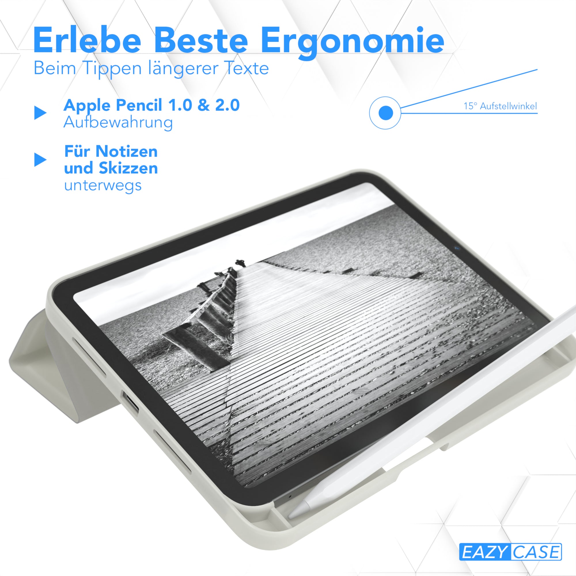 iPad Mini 7. Gen (2024) - A17 Pro Smartcase mit Stifthalter