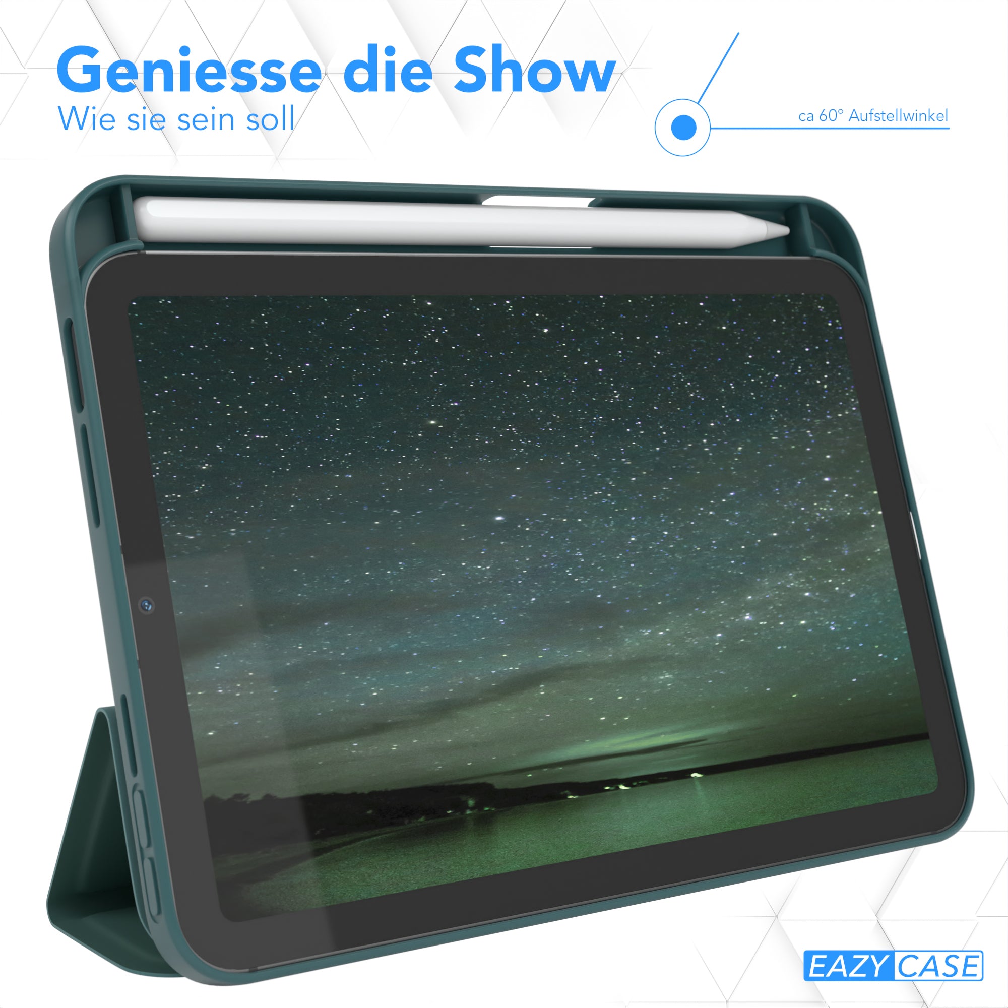 iPad Mini 7. Gen (2024) - A17 Pro Smartcase mit Stifthalter