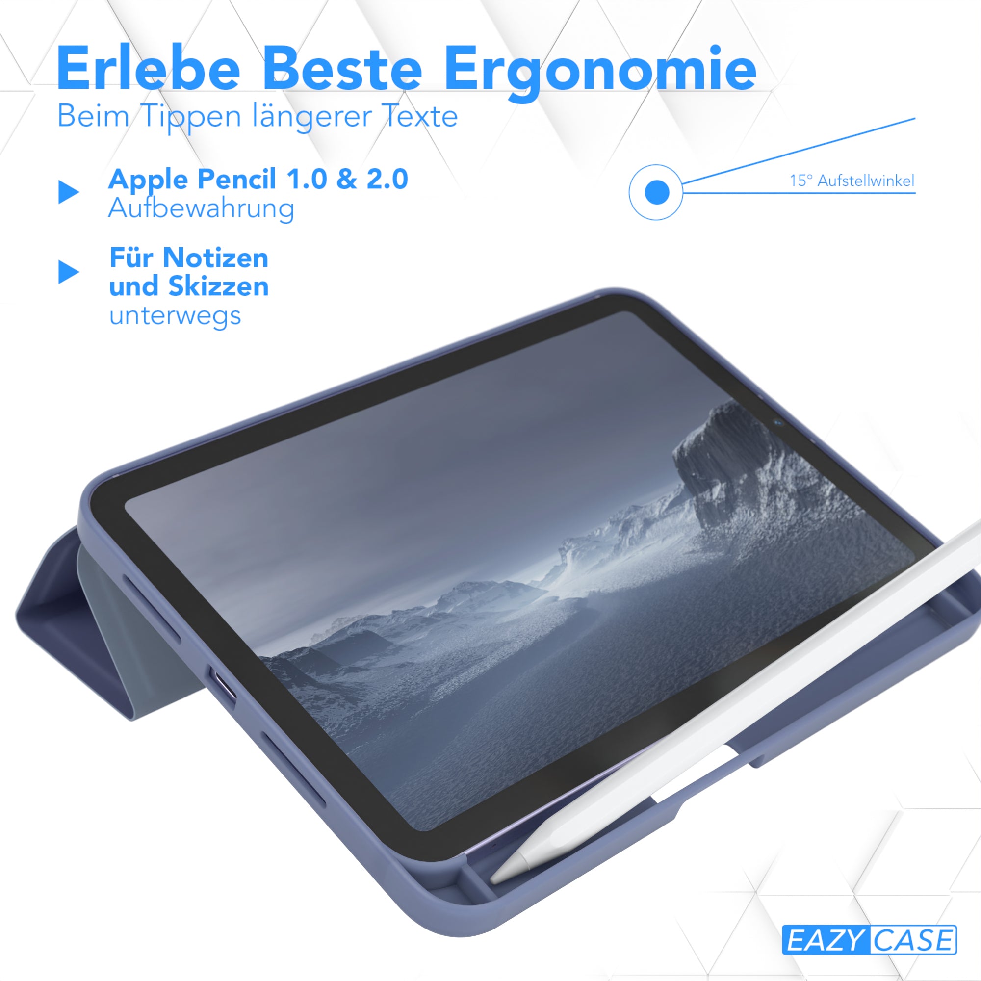 iPad Mini 7. Gen (2024) - A17 Pro Smartcase mit Stifthalter