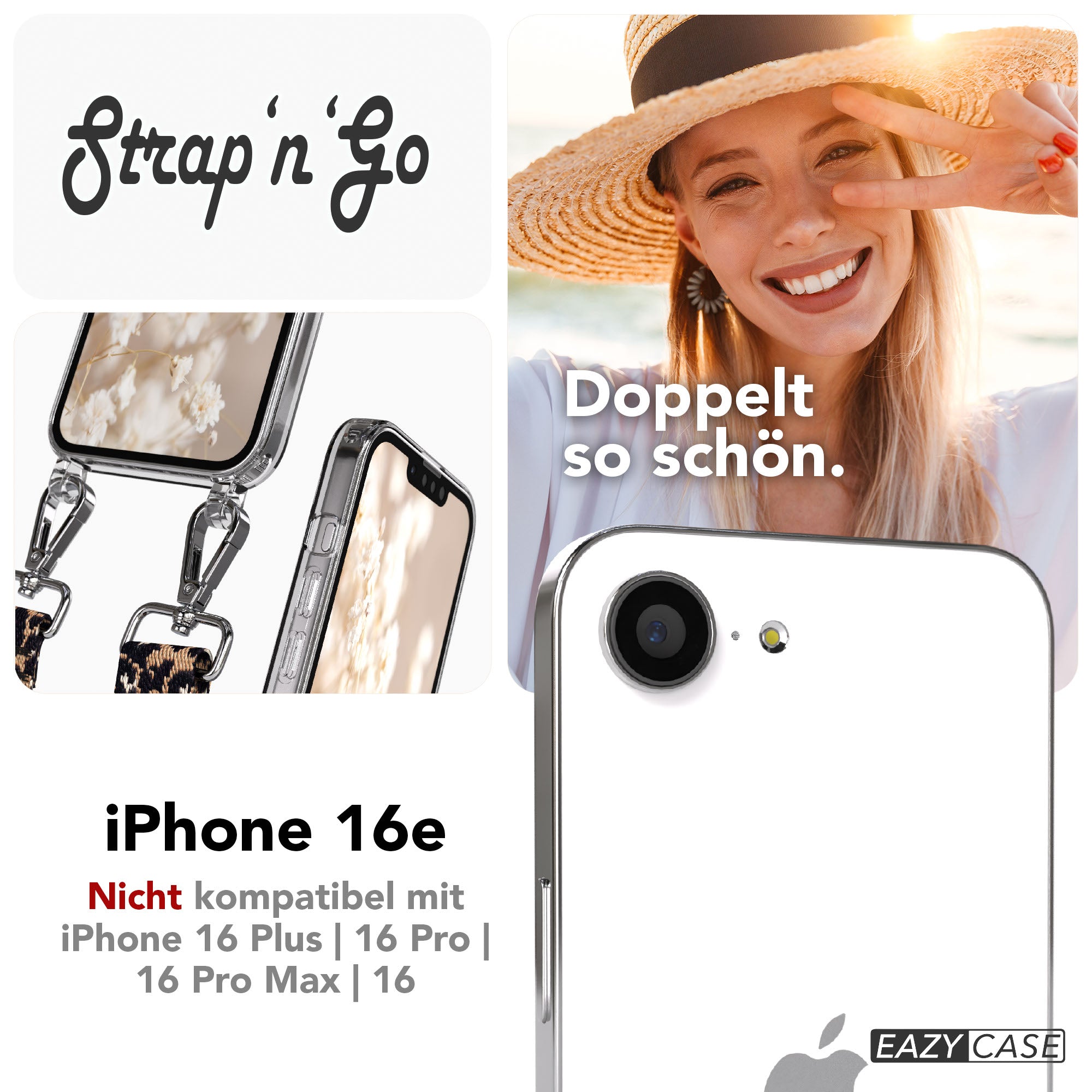iPhone 16e Hülle + Boho Band