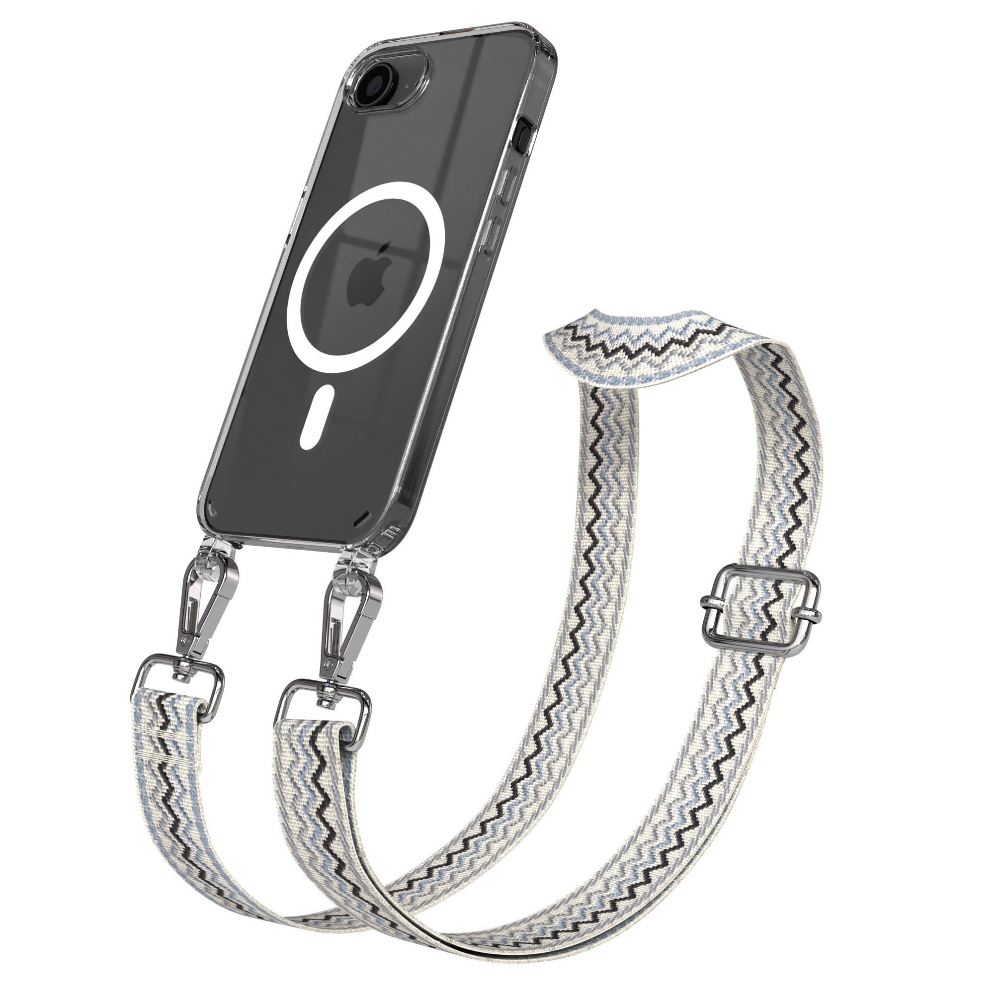 iPhone 16e MagSafe Handykette mit Boho Band Tragekette