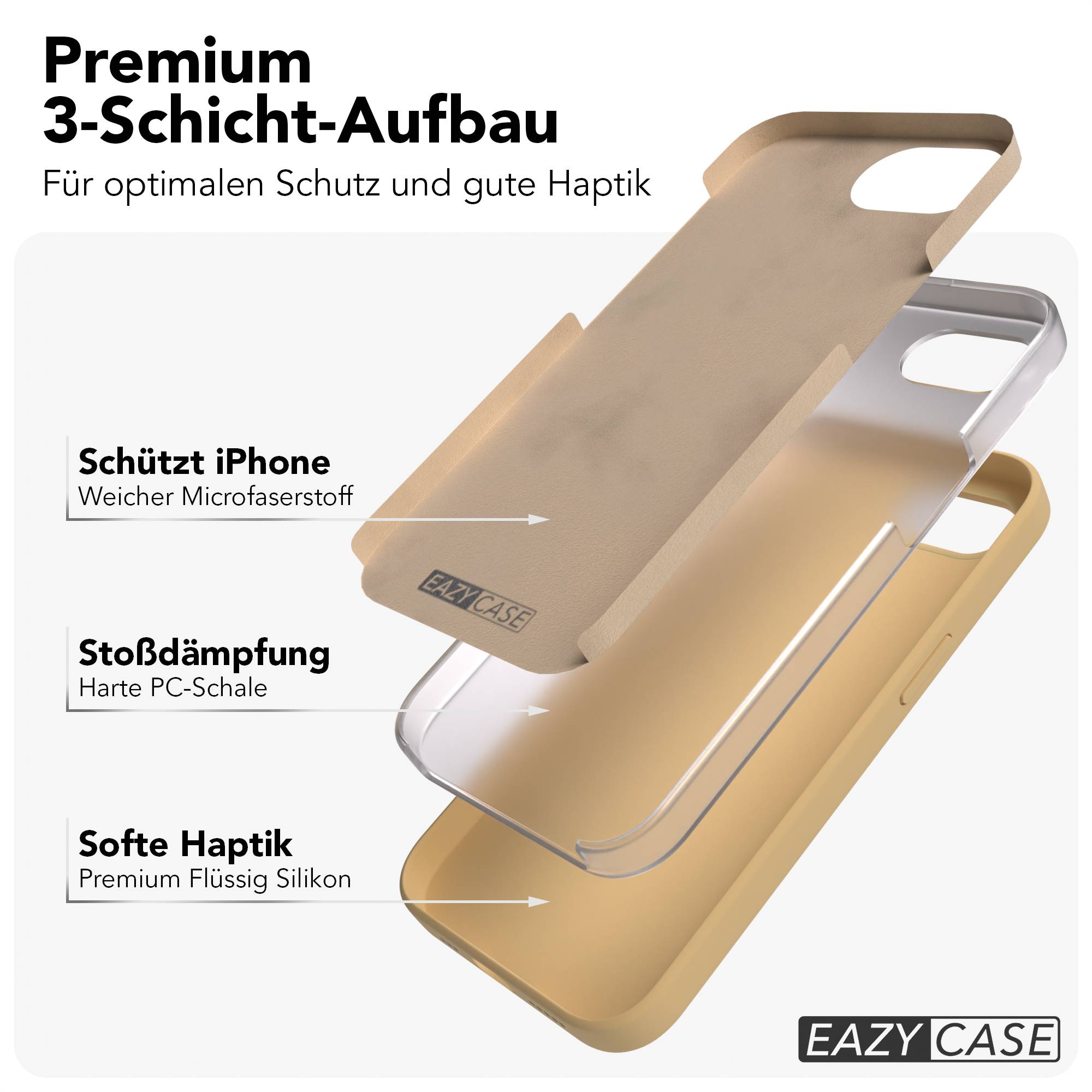 Apple iPhone 16e Premium Silikonhülle mit Kameraschutz von EAZY CASE