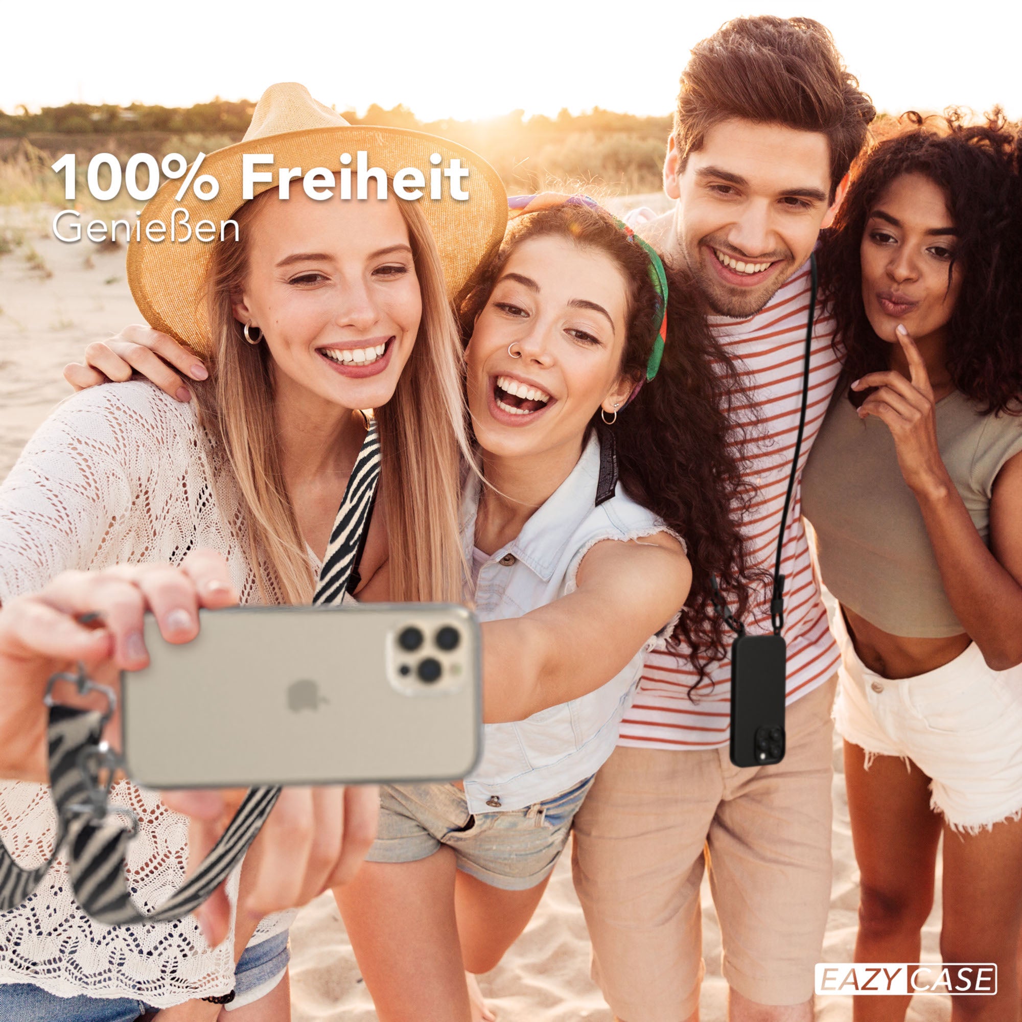 iPhone 12 / 12 Pro Hülle + Boho Band