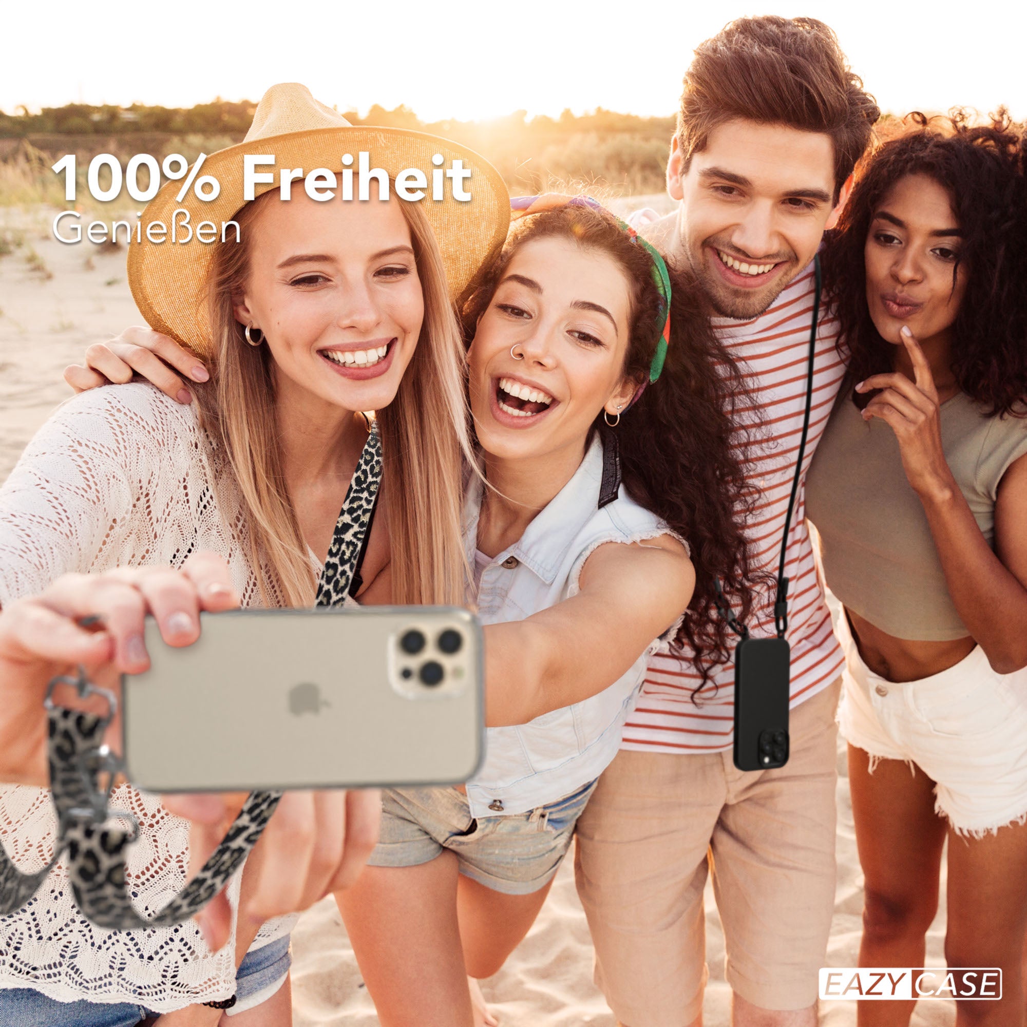 iPhone 12 / 12 Pro Hülle + Boho Band