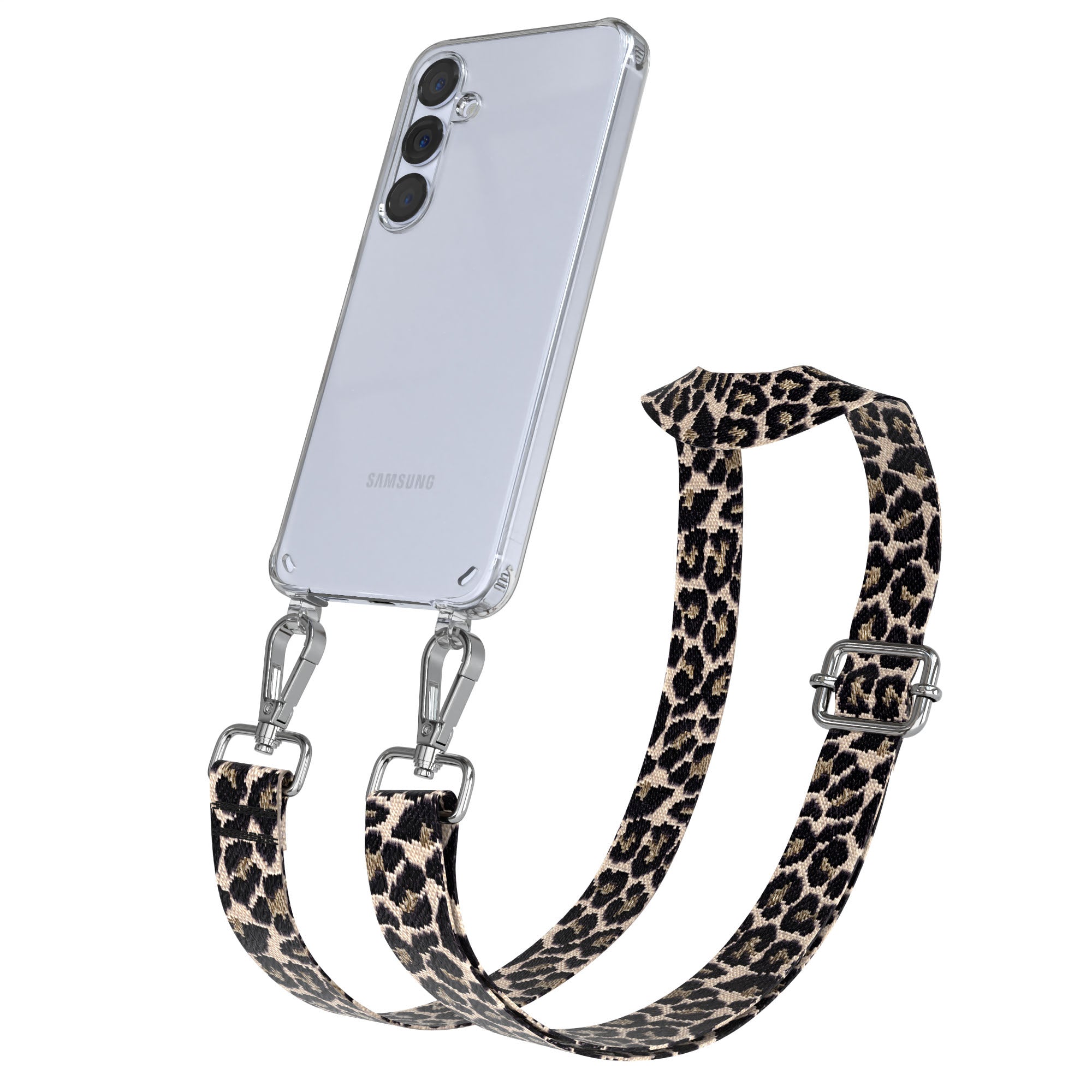 Samsung Galaxy S24 Plus Handykette mit Boho Band verstellbar