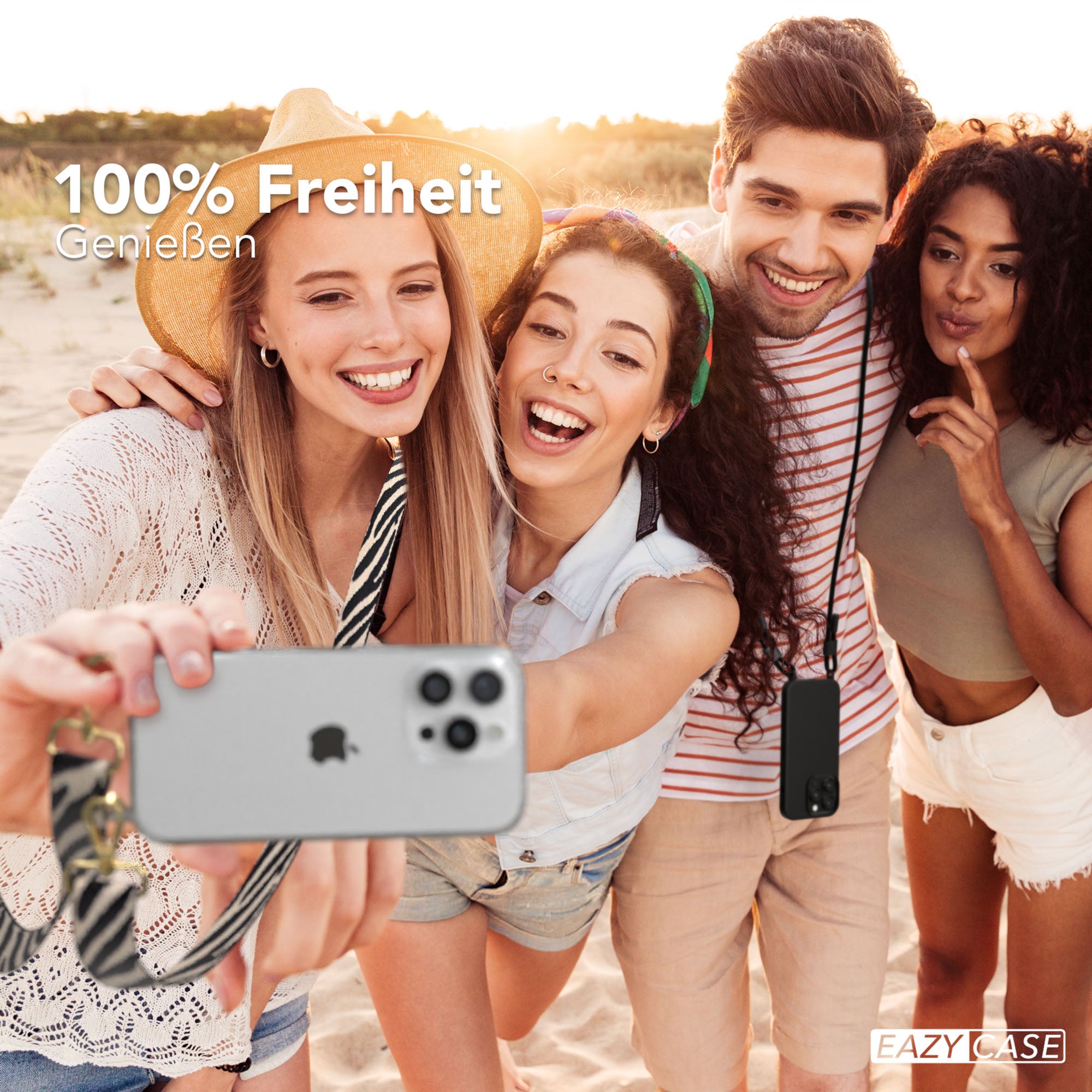 iPhone 16 Pro Hülle + Boho Band