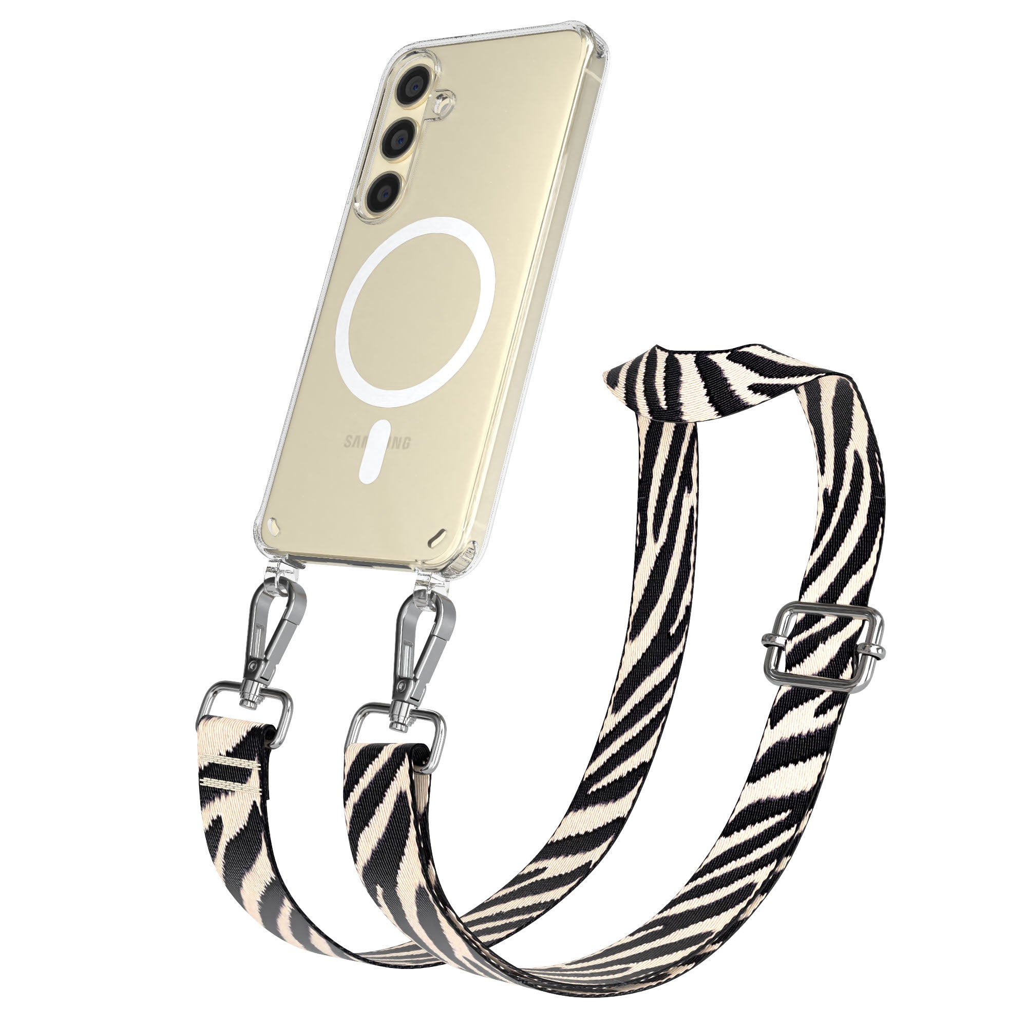 Samsung Galaxy S24 Handykette MagSafe mit verstellbarem Boho Band Set