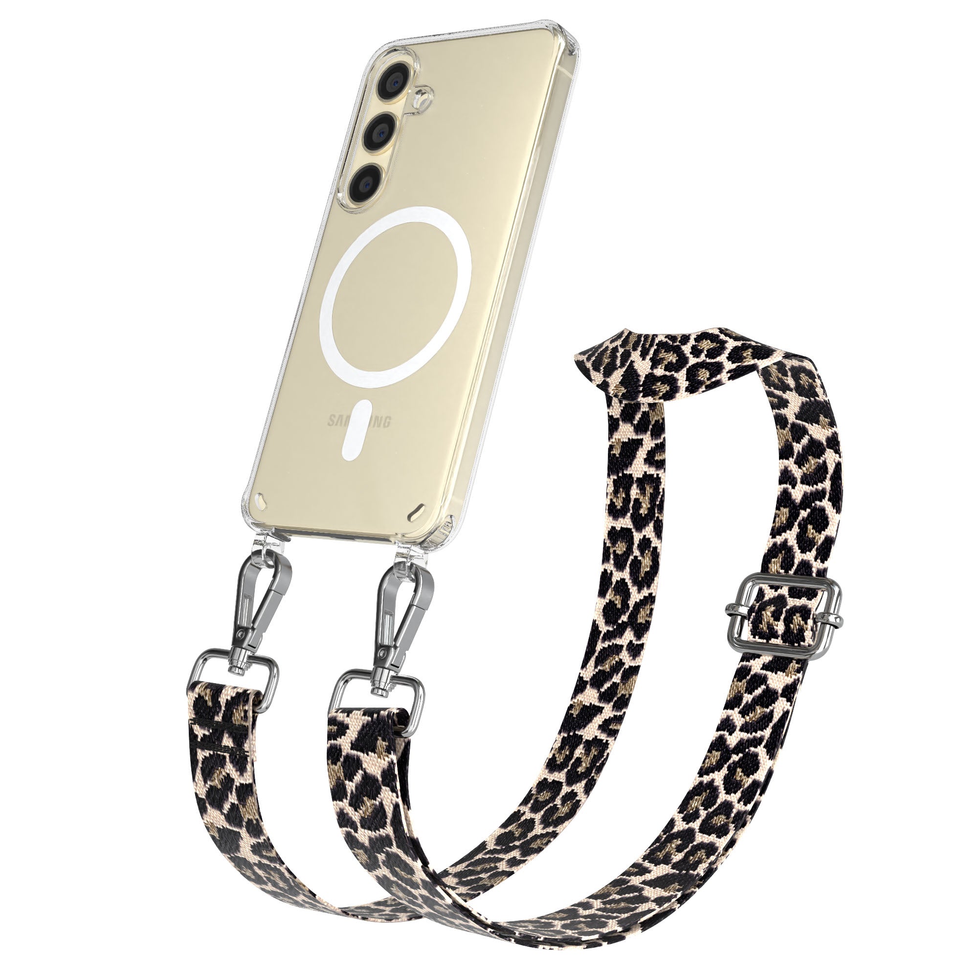 Samsung Galaxy S24 Handykette MagSafe mit verstellbarem Boho Band Set