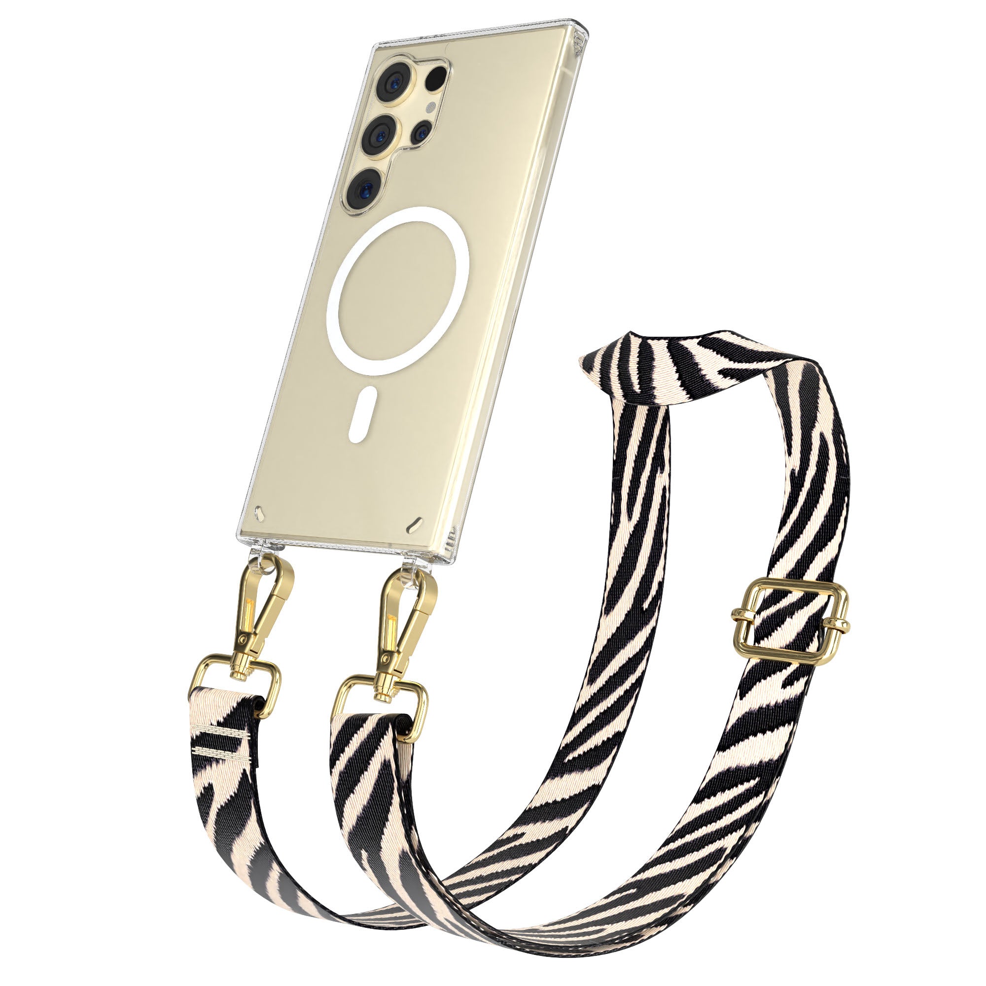 Samsung Galaxy S24 Ultra Handykette mit MagSafe Halterung und Boho Band