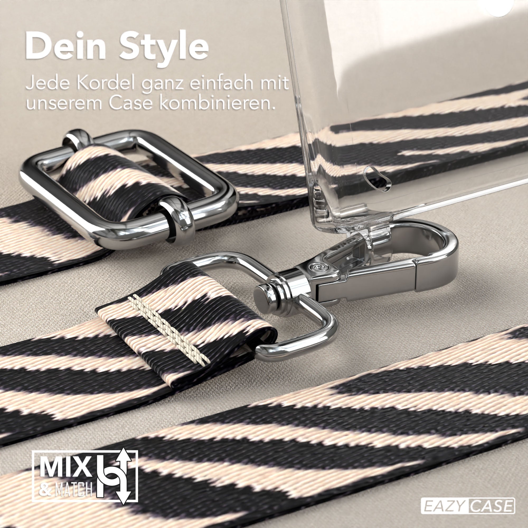 Samsung Galaxy S24 Ultra Handykette mit MagSafe Halterung und Boho Band
