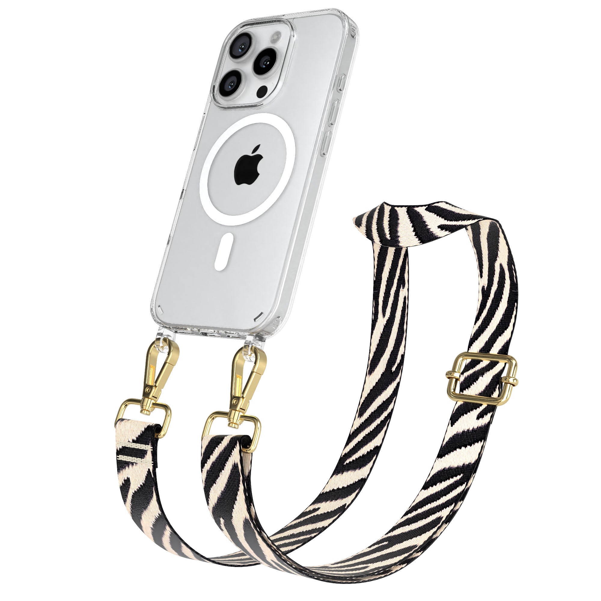iPhone 16 Pro MagSafe Handykette mit Boho Band verstellbar