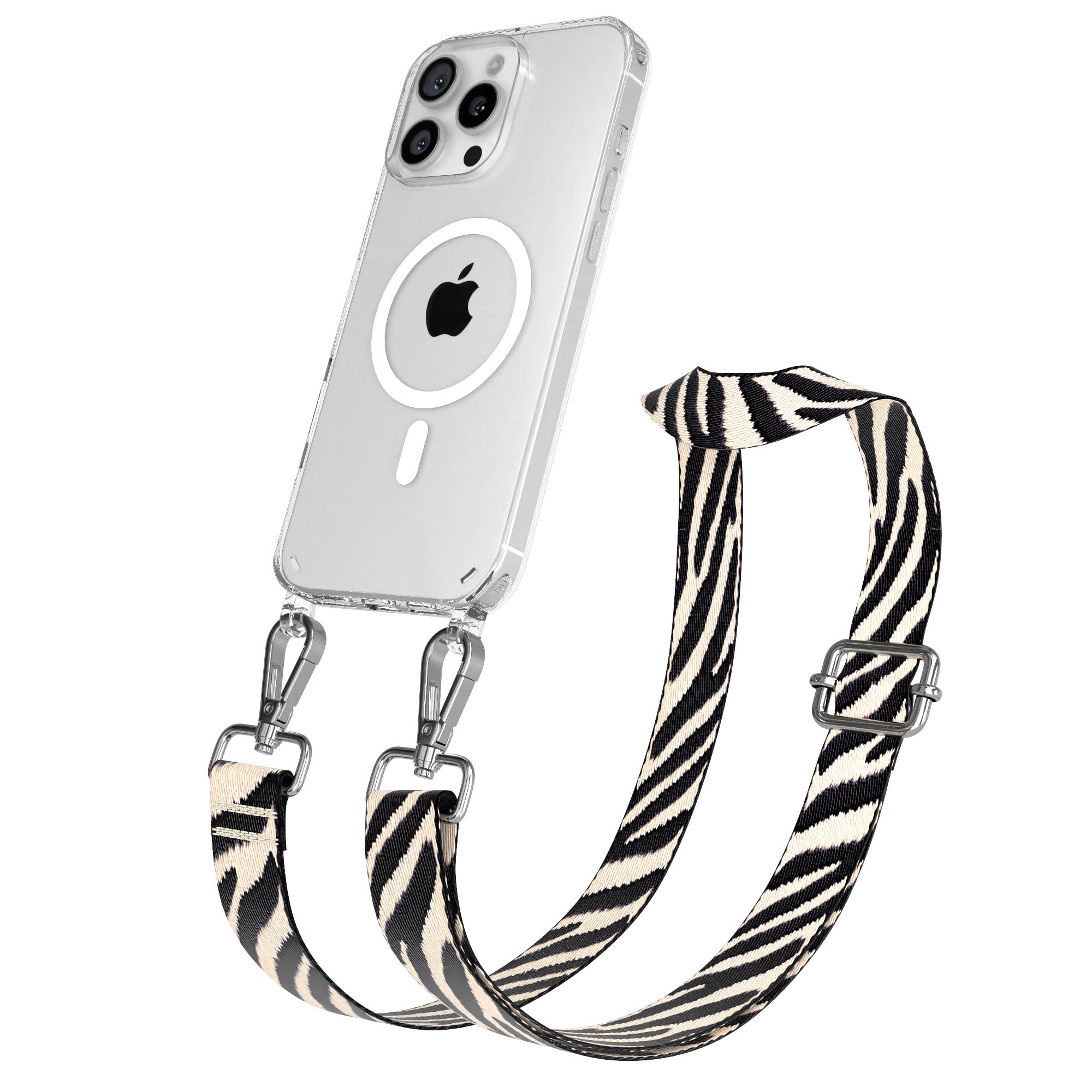 iPhone 16 Pro Max Handykette mit MagSafe Boho Band verstellbar
